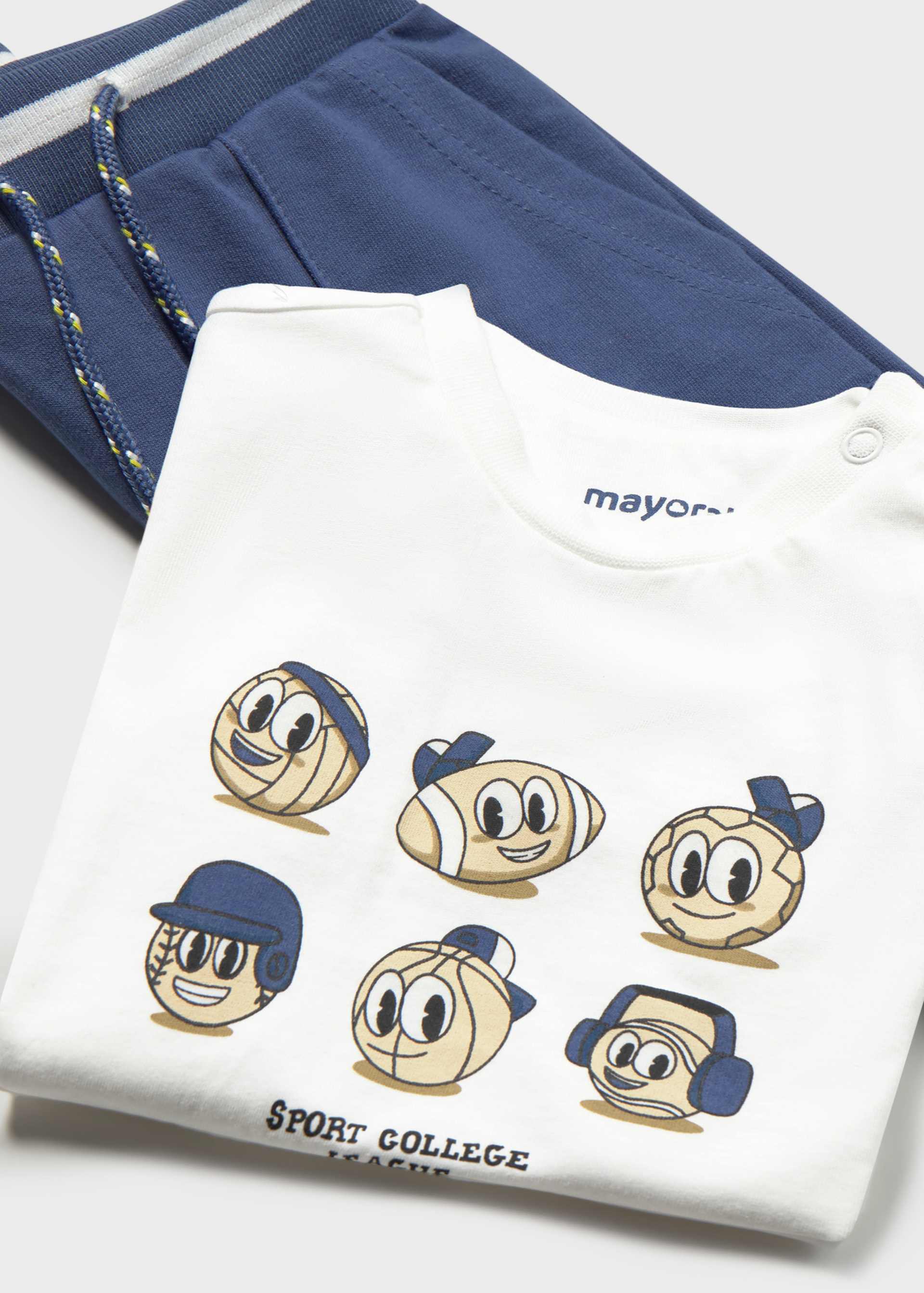 Tracksuit baby with t-shirt