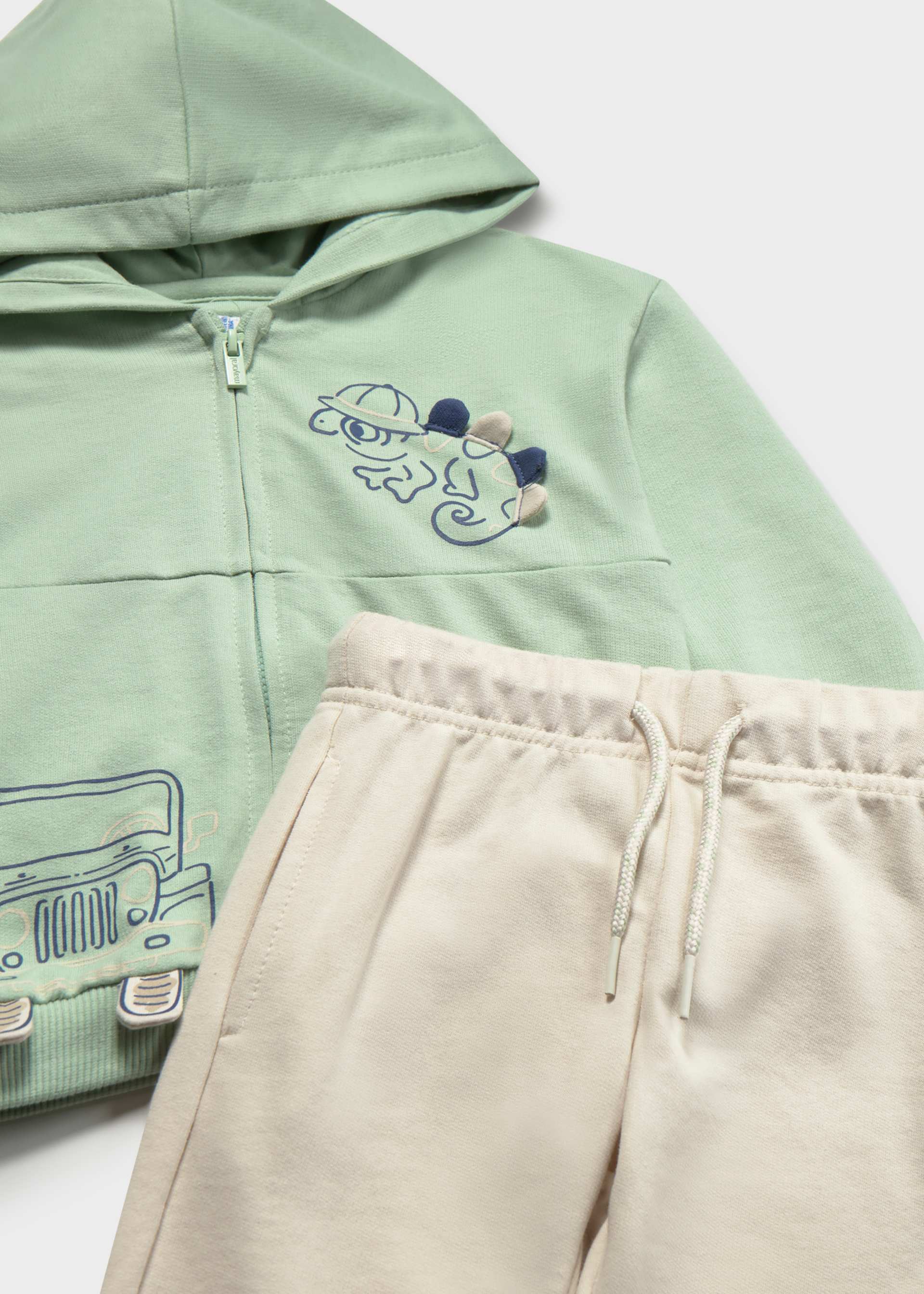 Tracksuit baby with interactive t-shirt