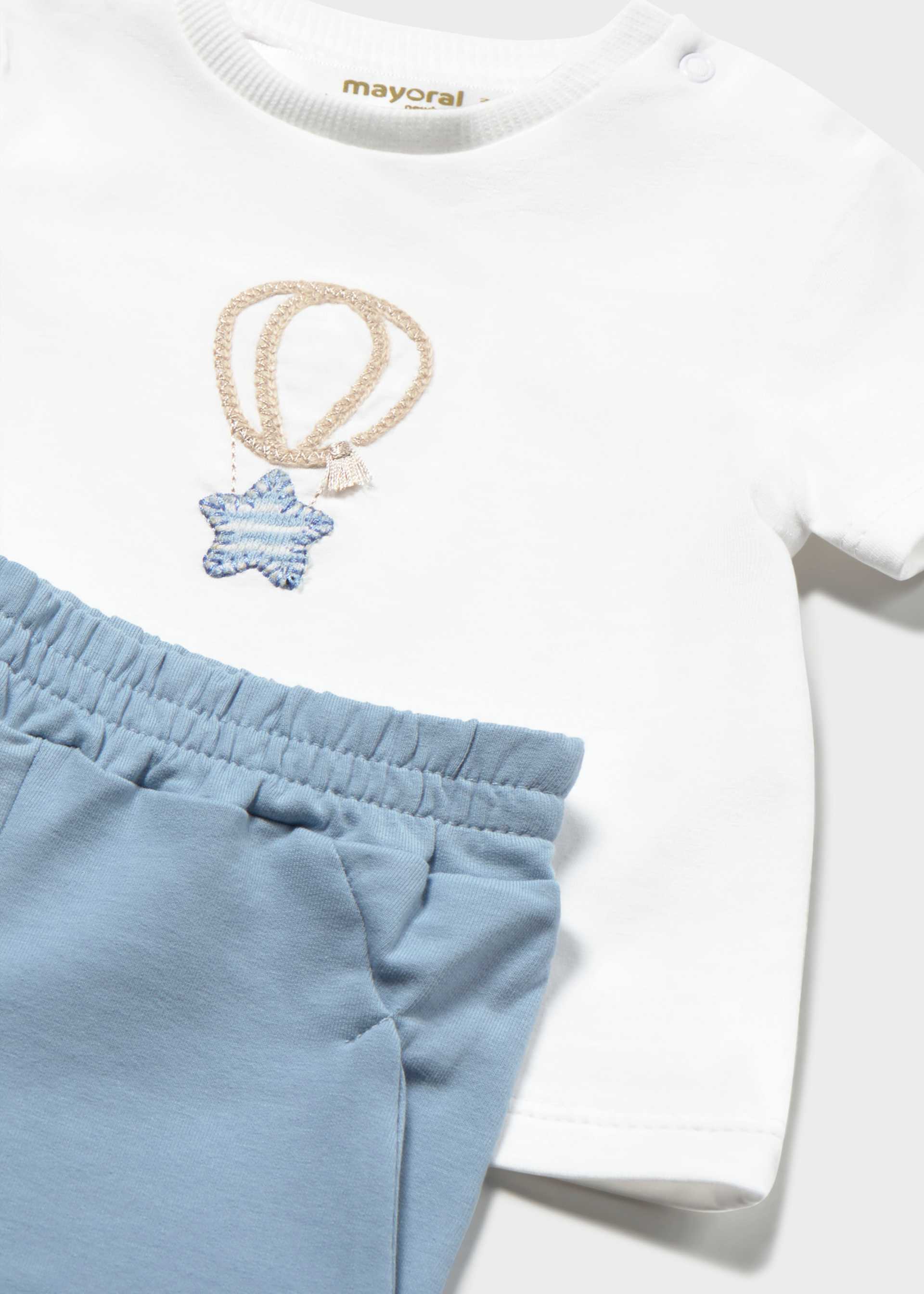 Survêtement avec t-shirt nouveau-né