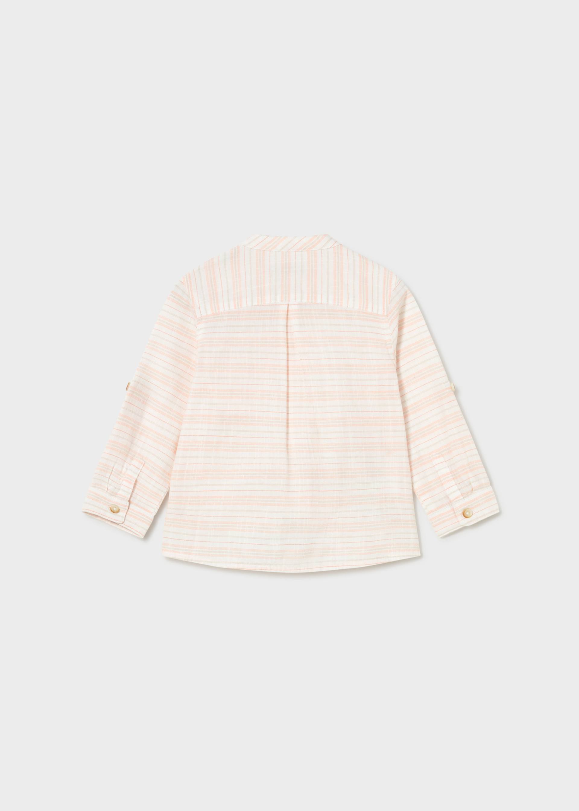 Striped long sleeved shirt