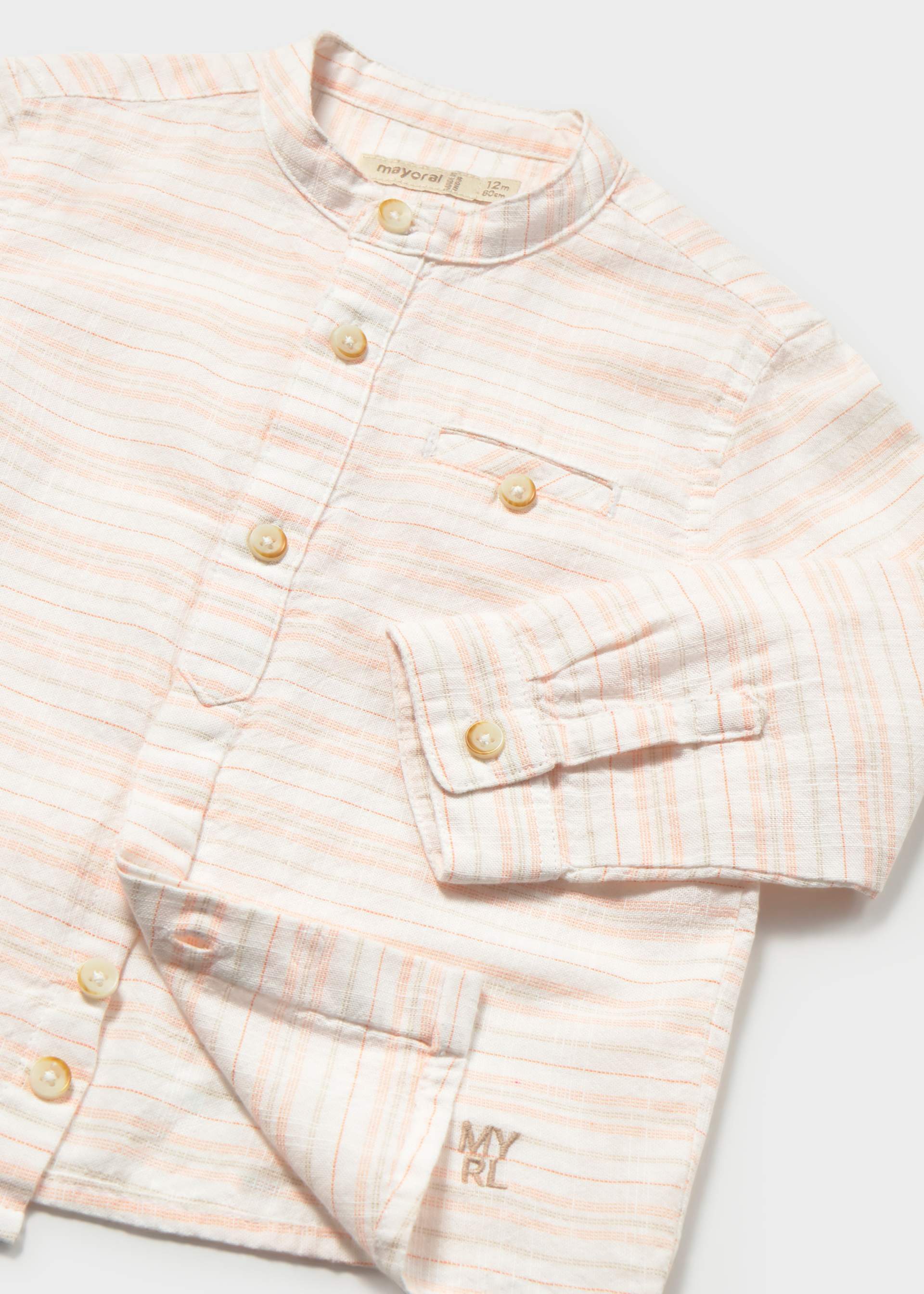 Striped long sleeved shirt