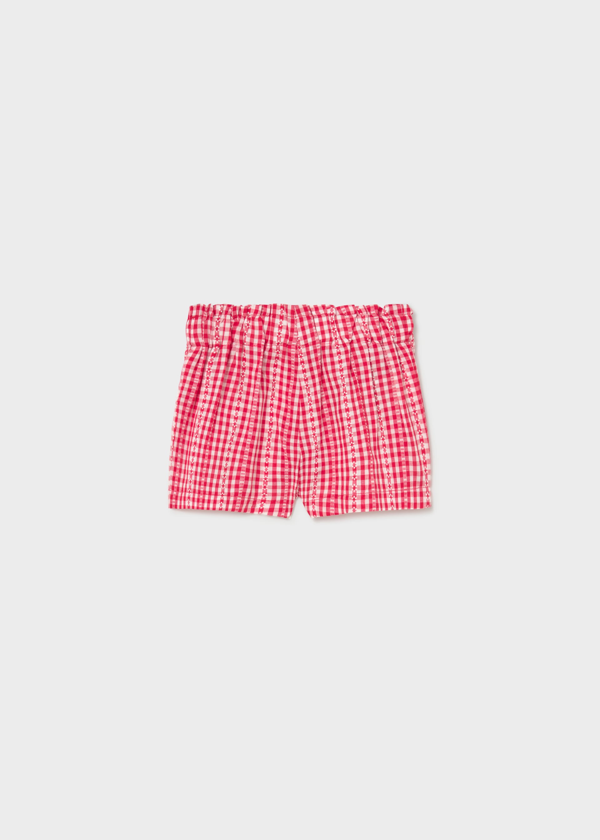 Pantalón vichy manzanas bebé