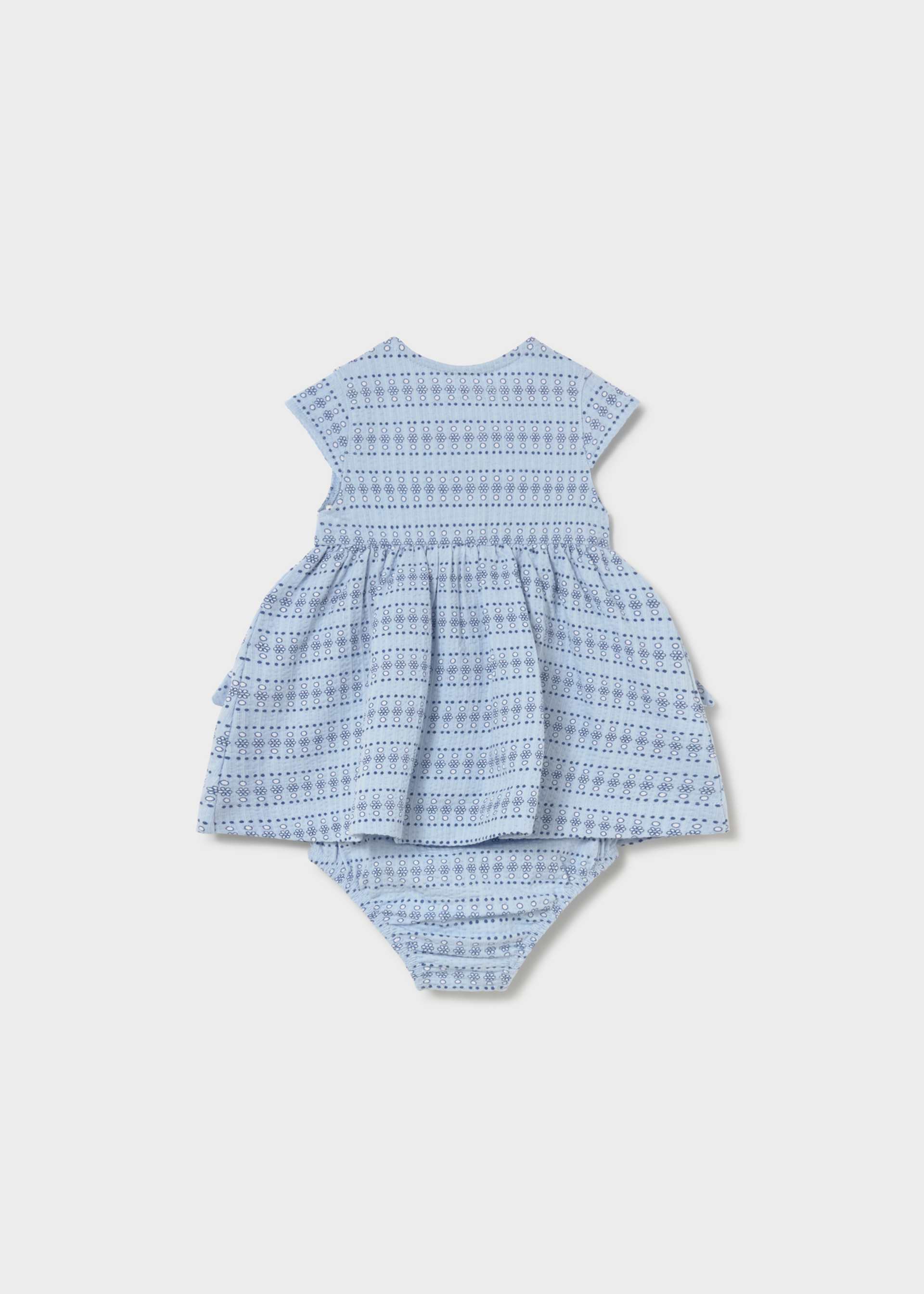 Baby knit nappy cover dress