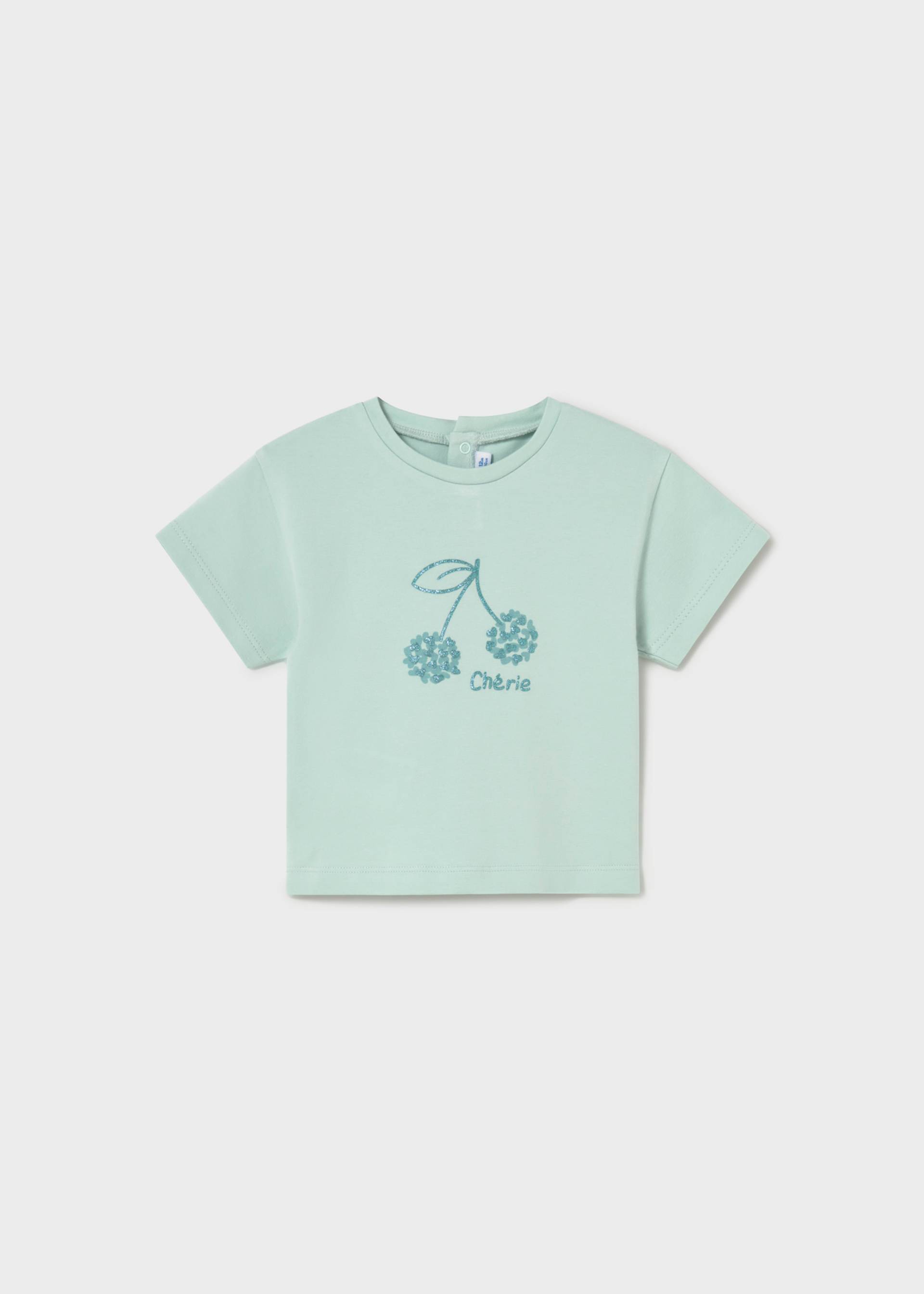 T-Shirt Kirsche basic Baby