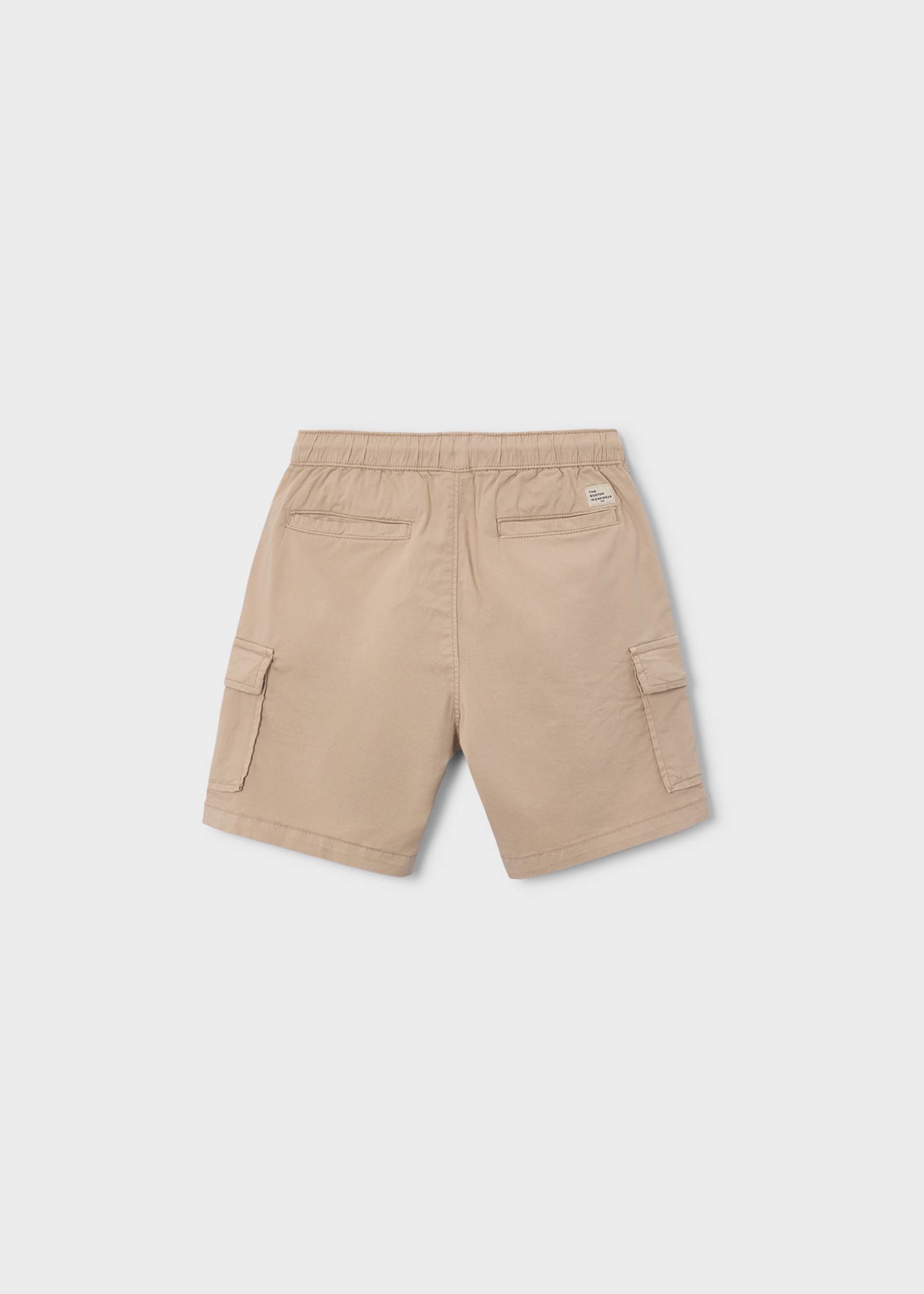Bermudy chino o kroju cargo Boston Kids dla chłopca Bermudy chino o kroju cargo Boston Kids dla chłopca