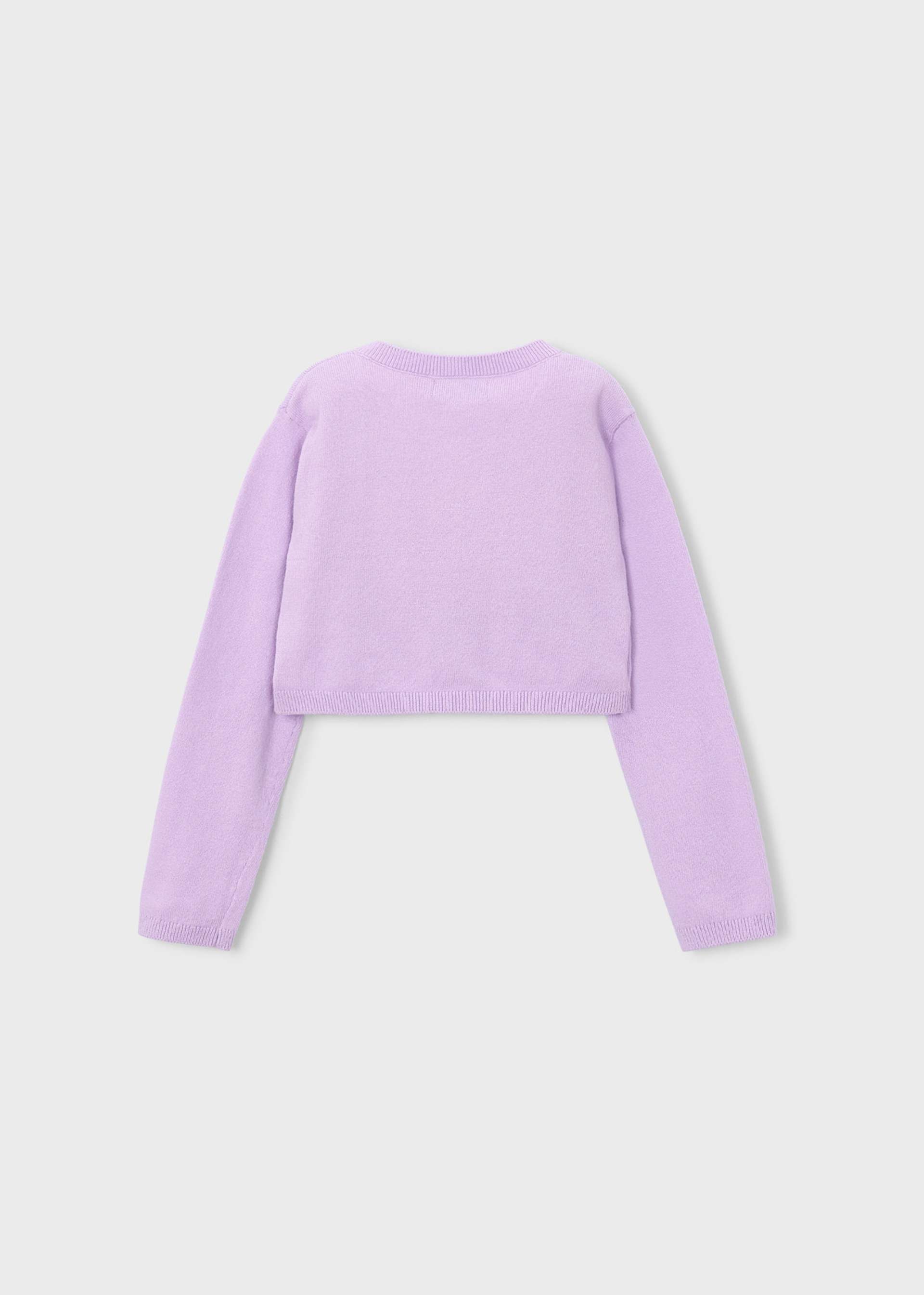 Girl Knit Crop Cardigan