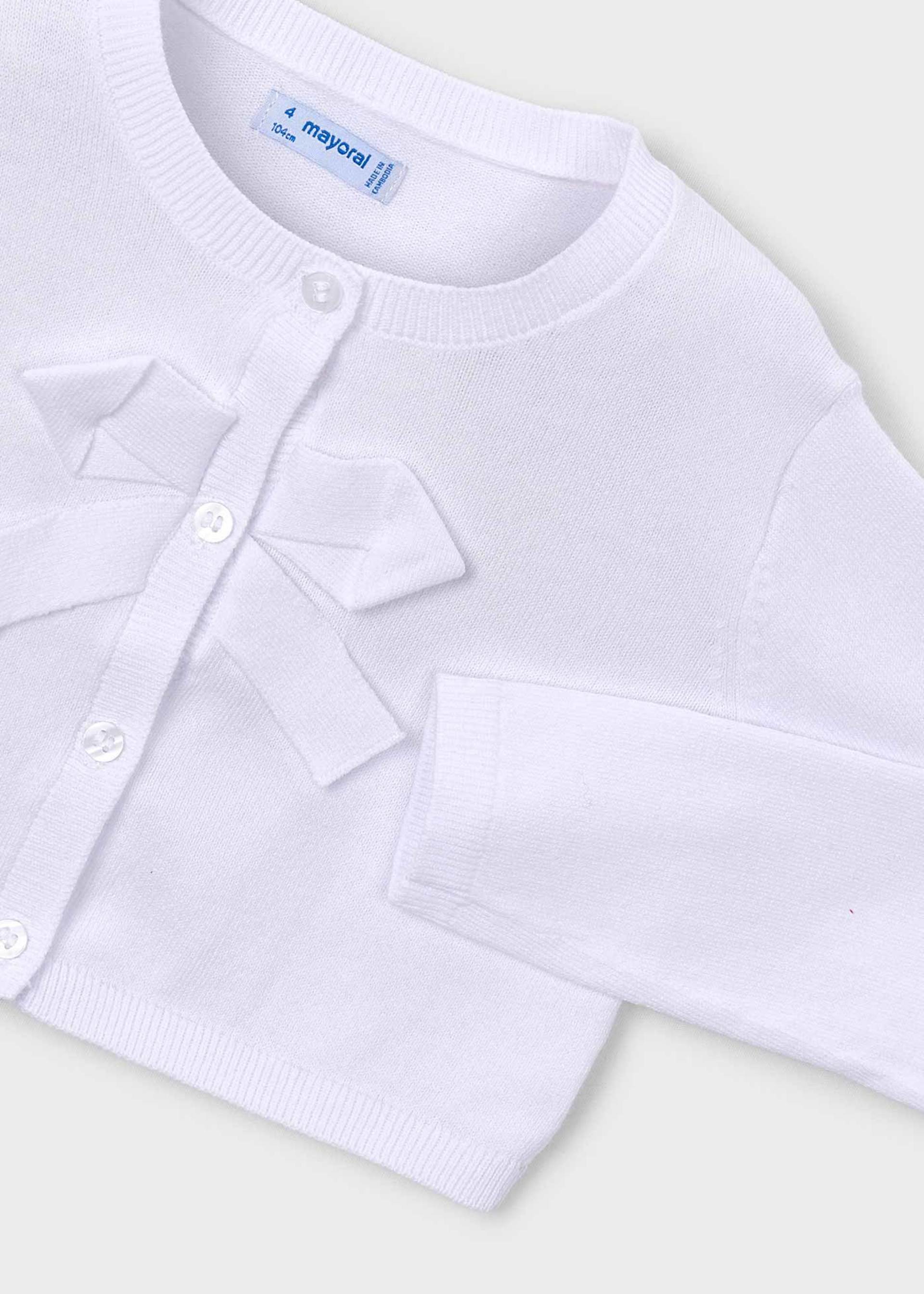 Girls basic knitted cardigan