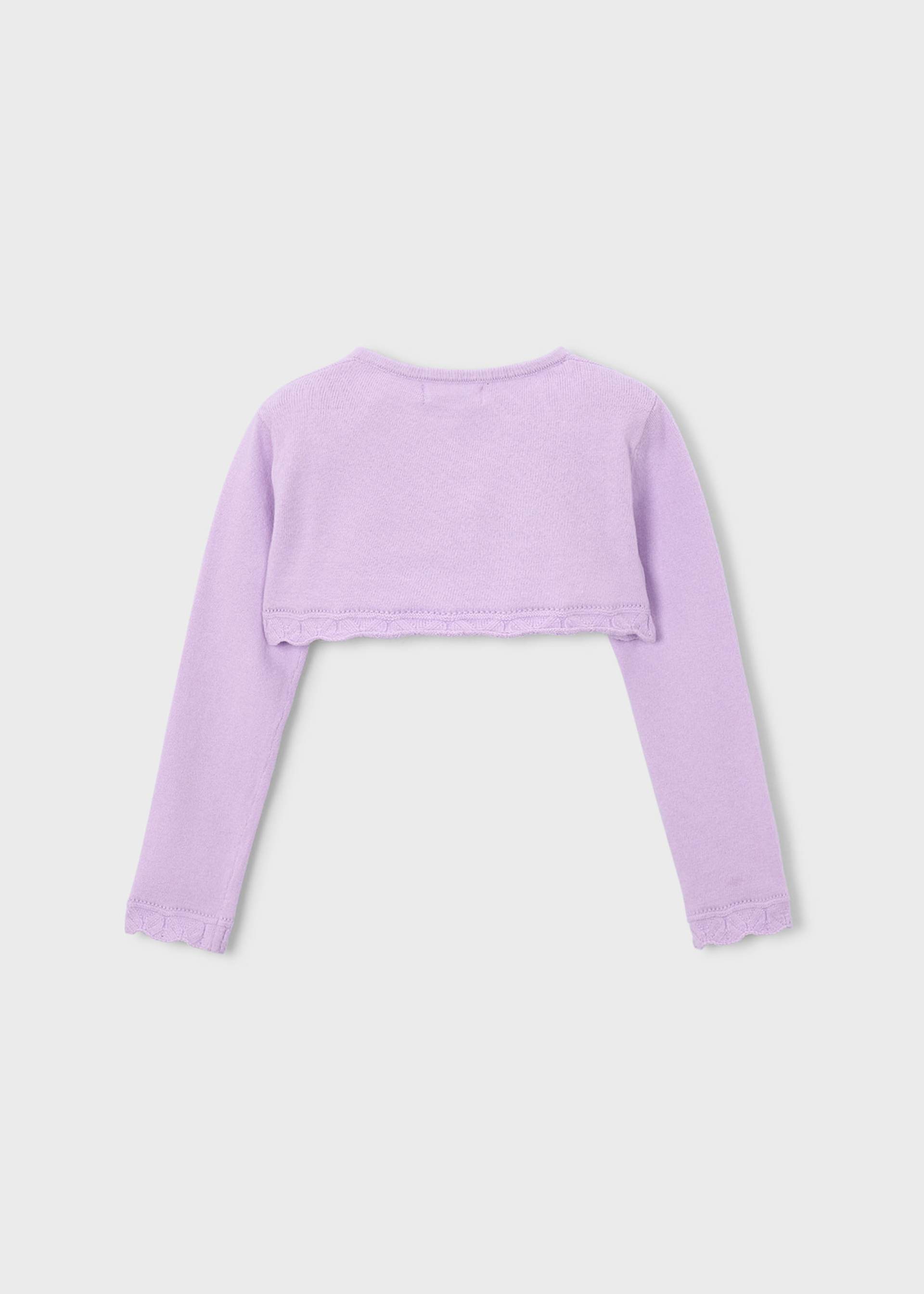 Bolero-Strickjacke basic Mädchen