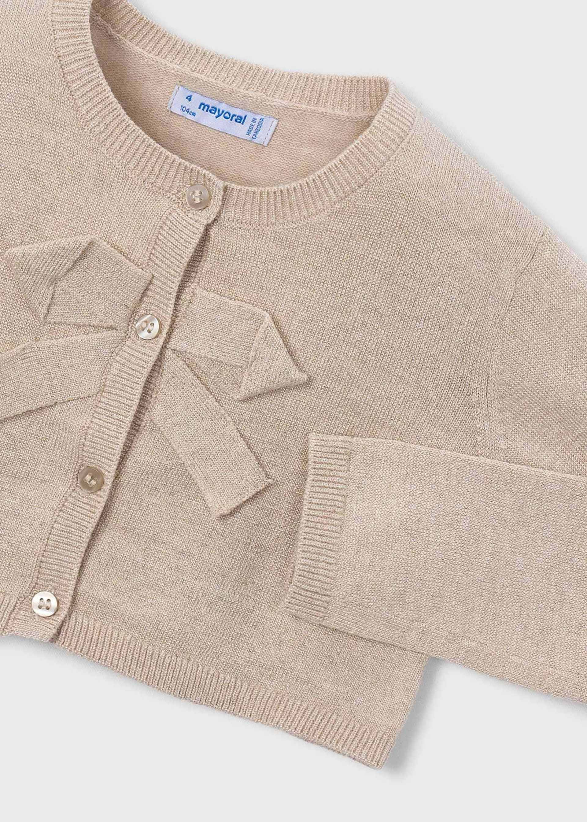 Girls basic knitted cardigan