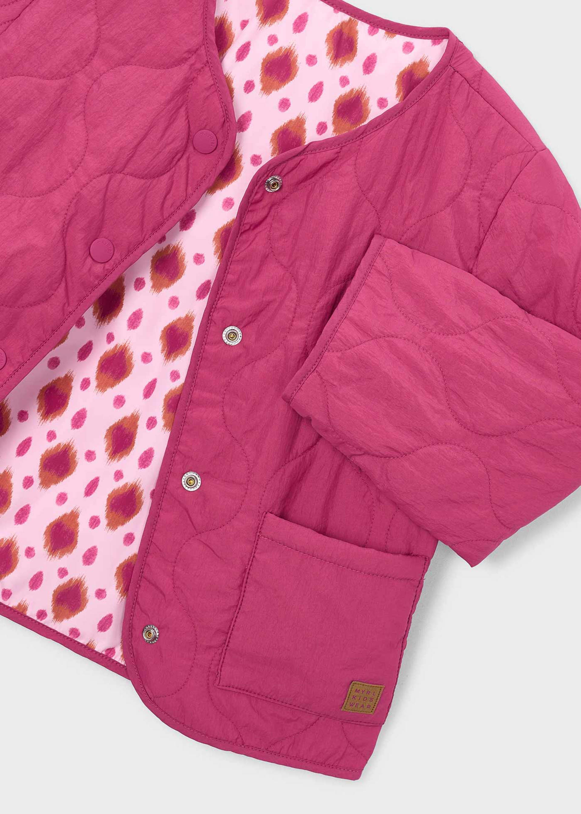 Veste matelassée réversible fille