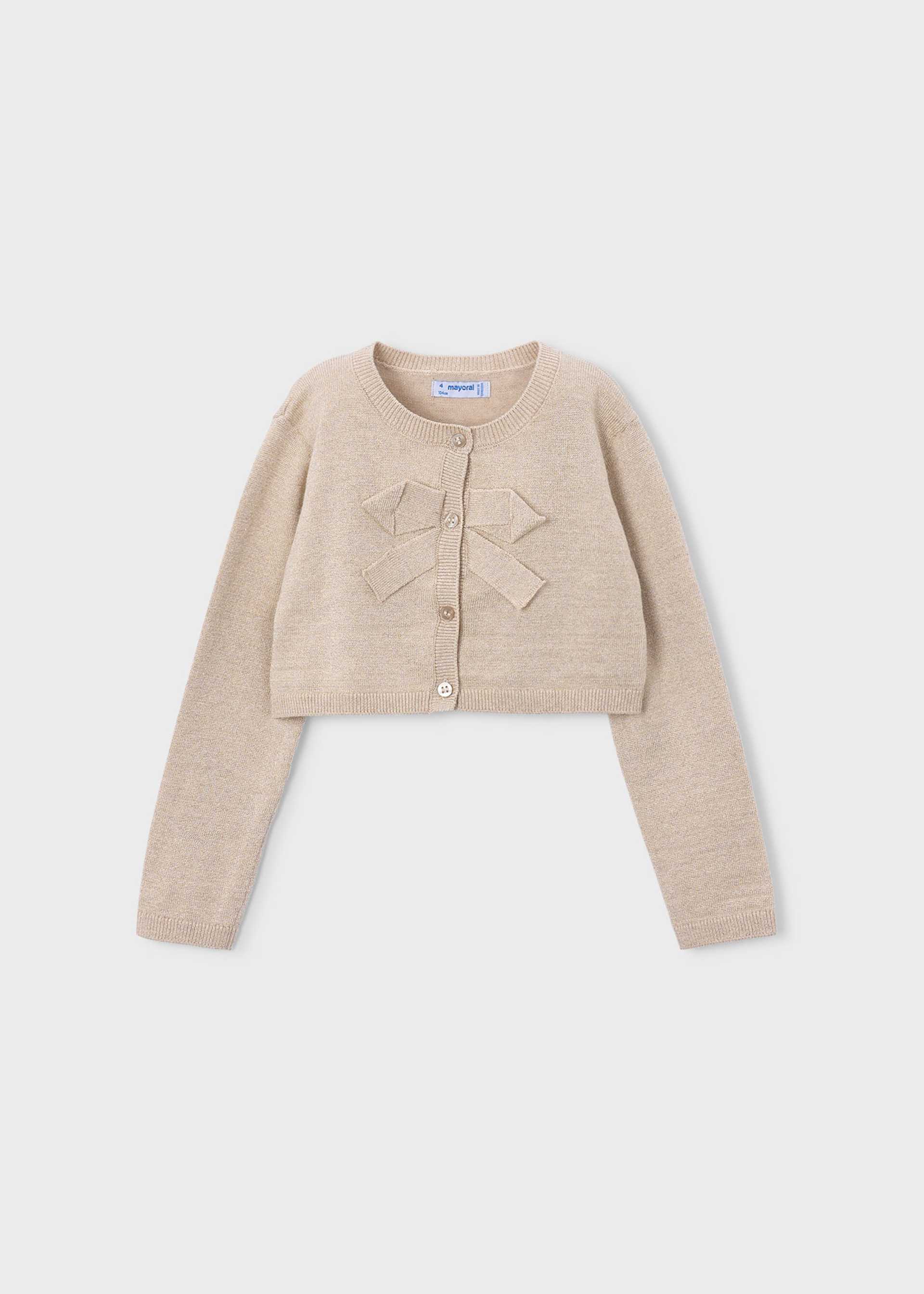 Rebeca tricot básica niña