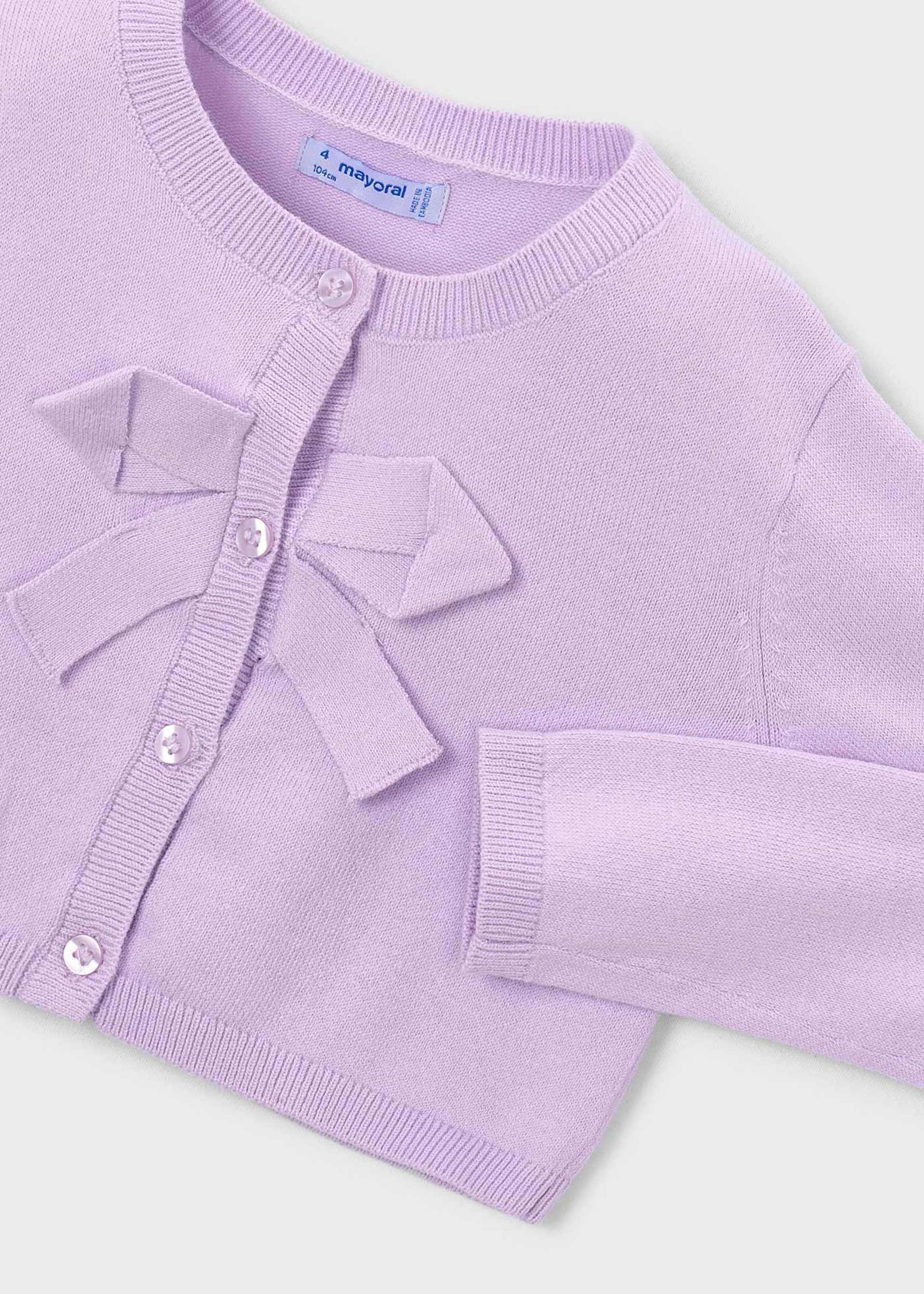 Girls basic knitted cardigan