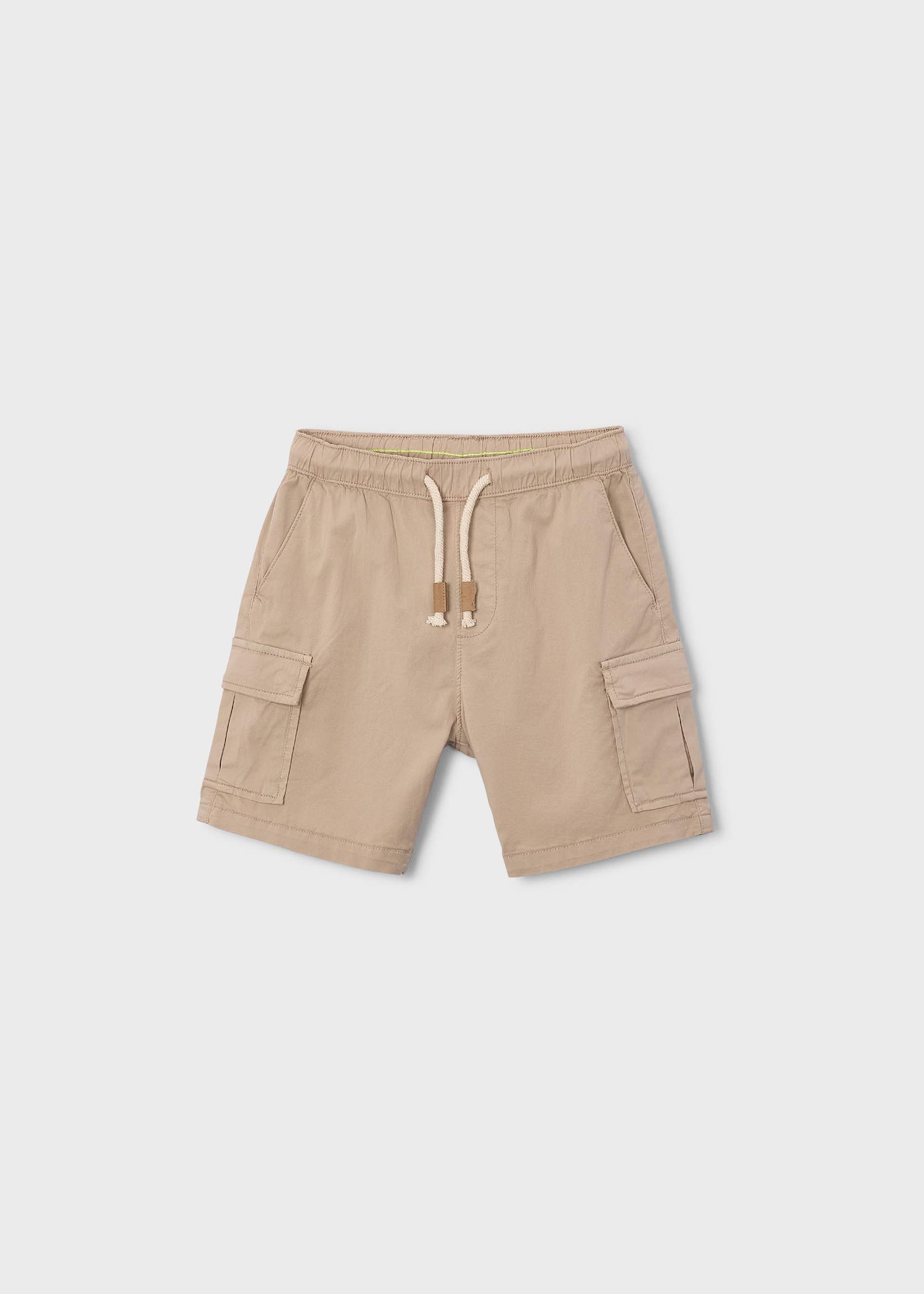 Bermudy chino o kroju cargo Boston Kids dla chłopca Bermudy chino o kroju cargo Boston Kids dla chłopca