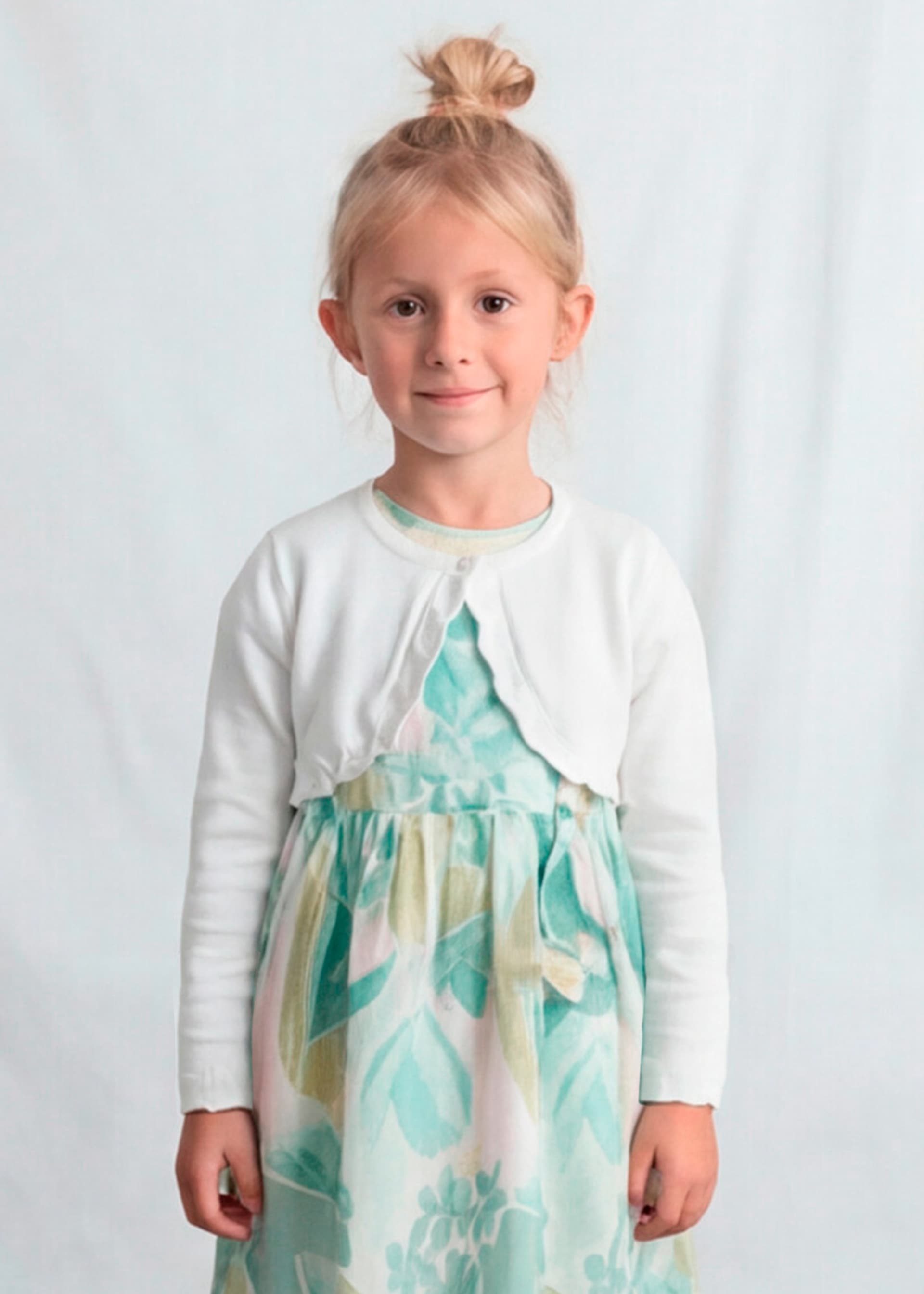 Girls basic bolero knitted cardigan