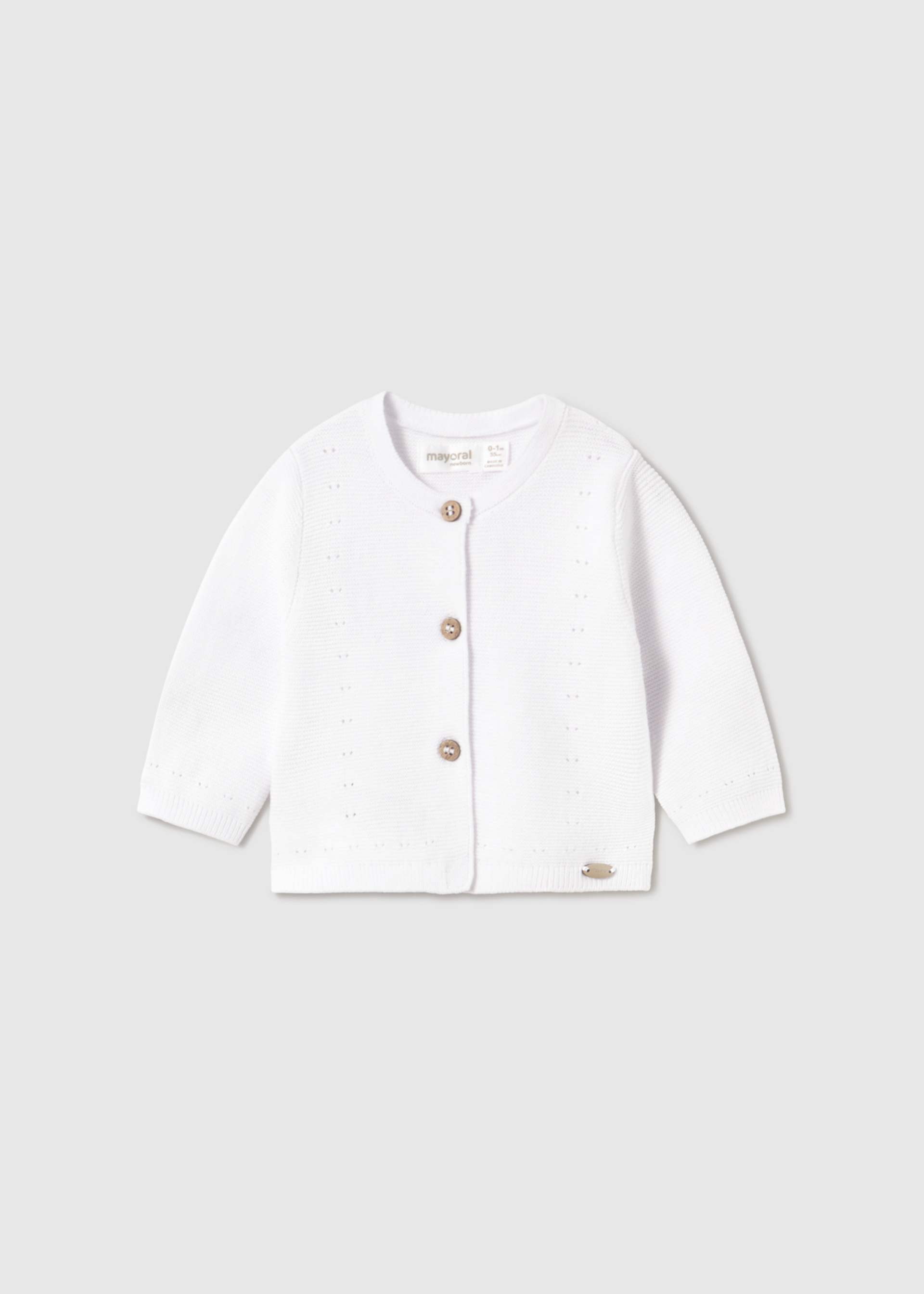 Torera tricot botones recién nacida