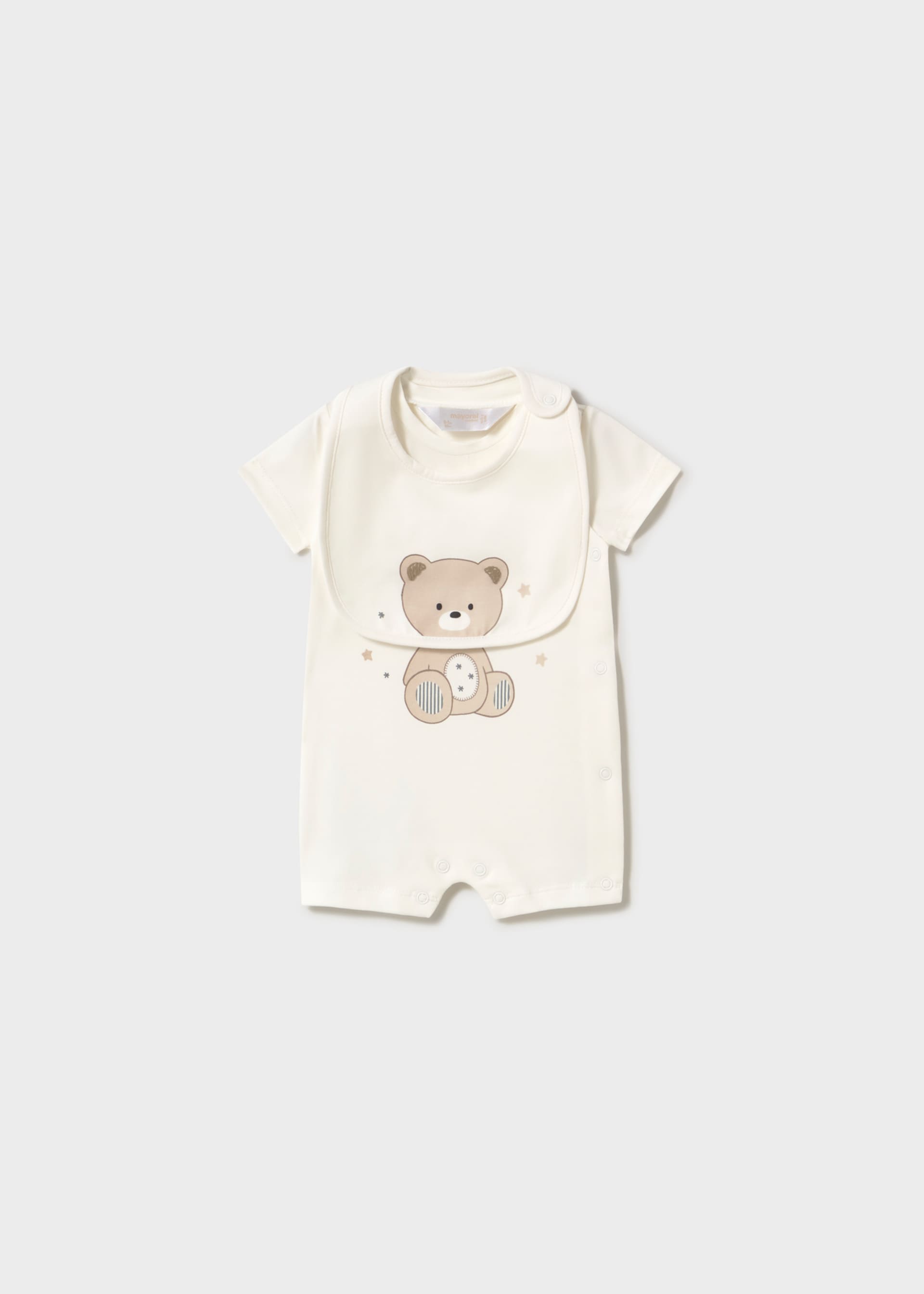 Pijama cu bavetica nou-nascut