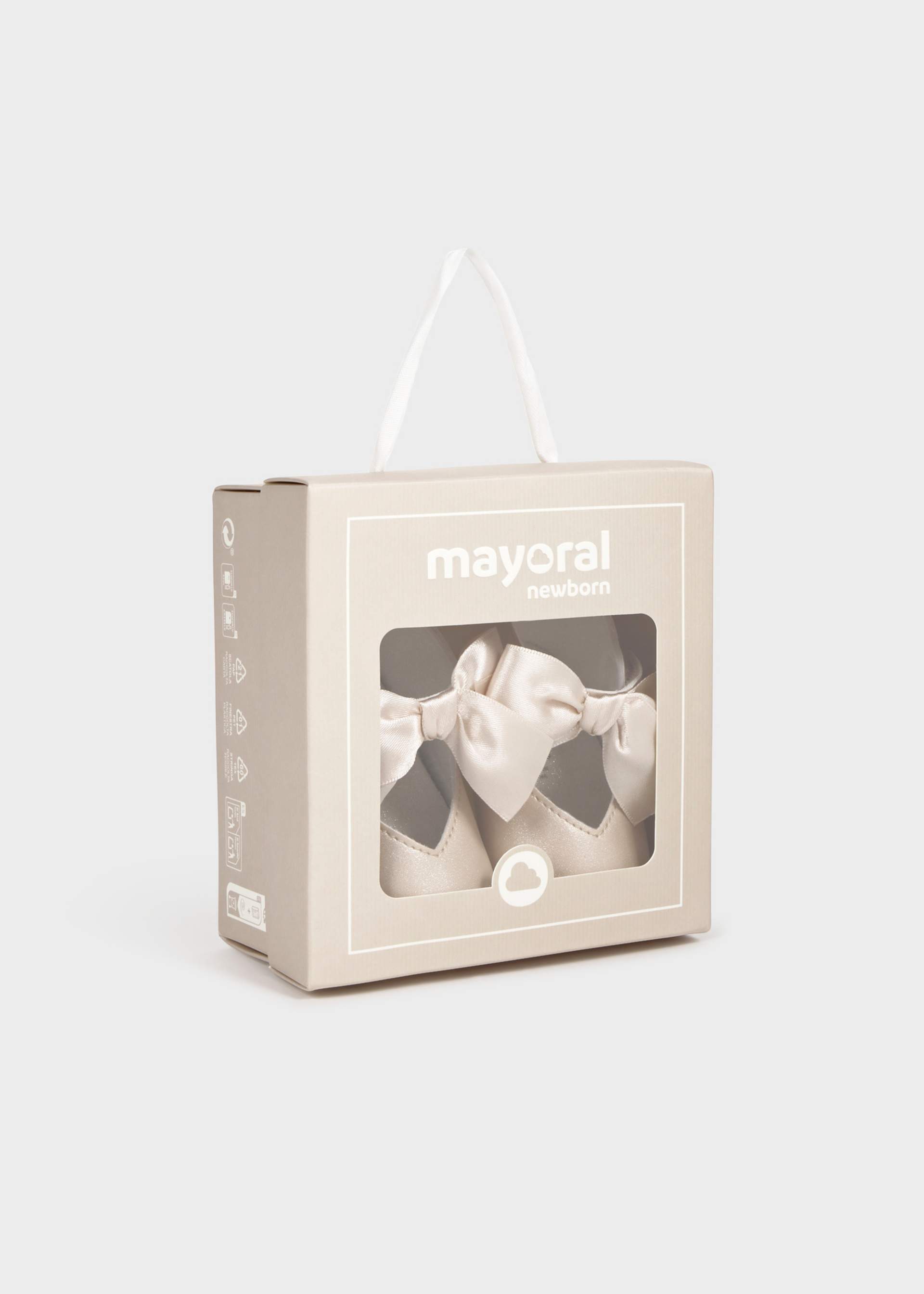 Newborn Girl Bow Mary Janes