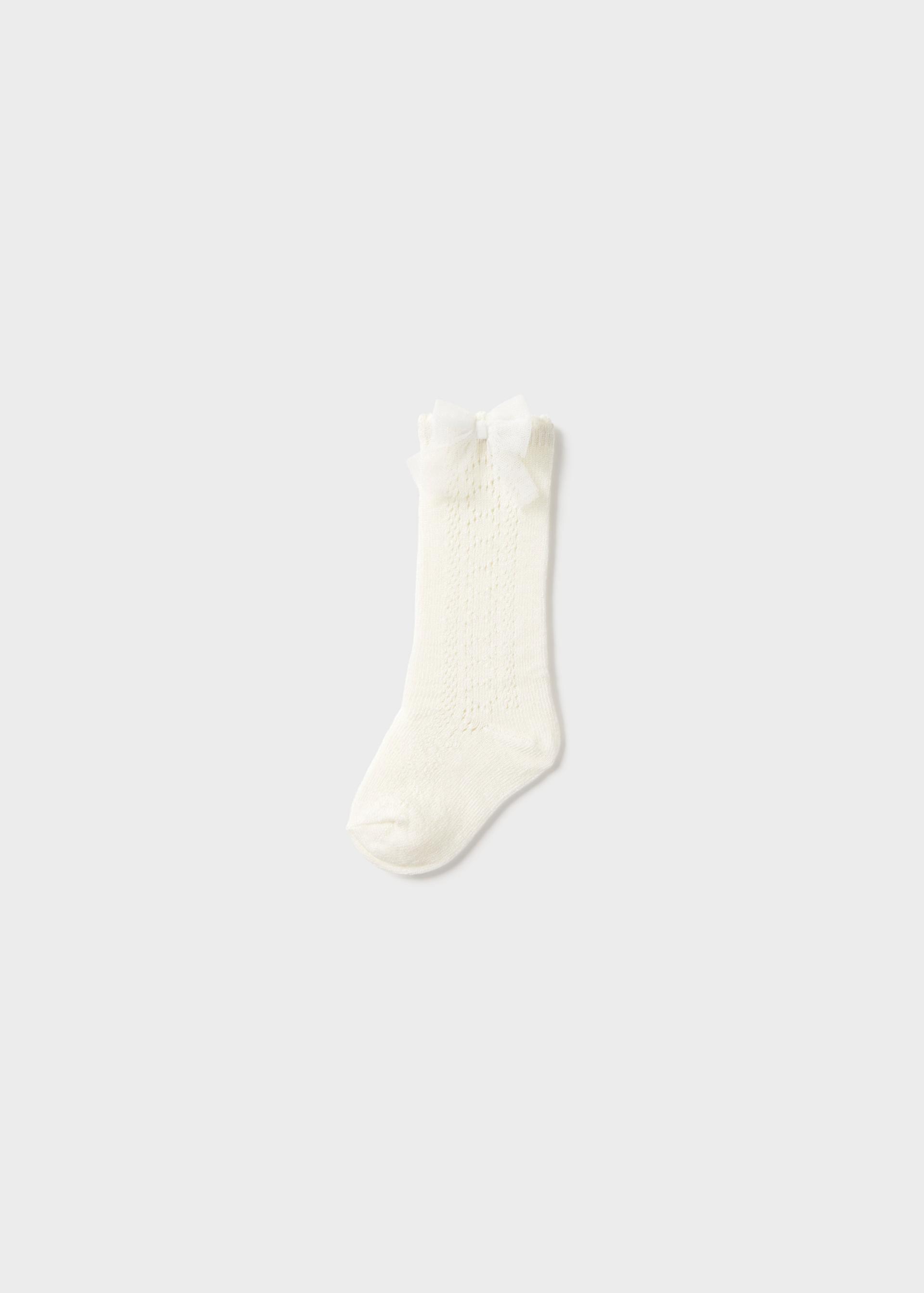 Baby bow sock
