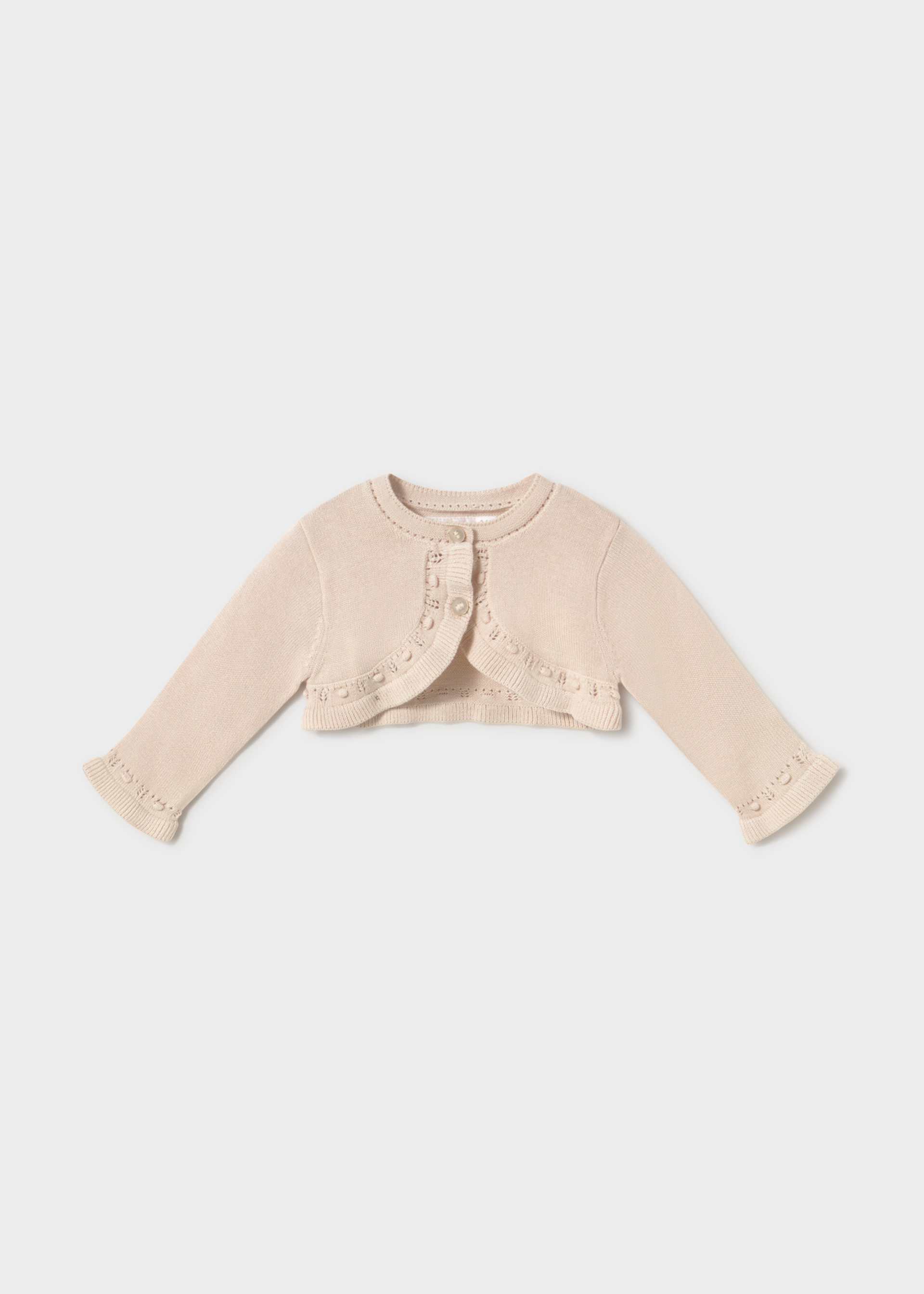Cardigan tricot basic neonata