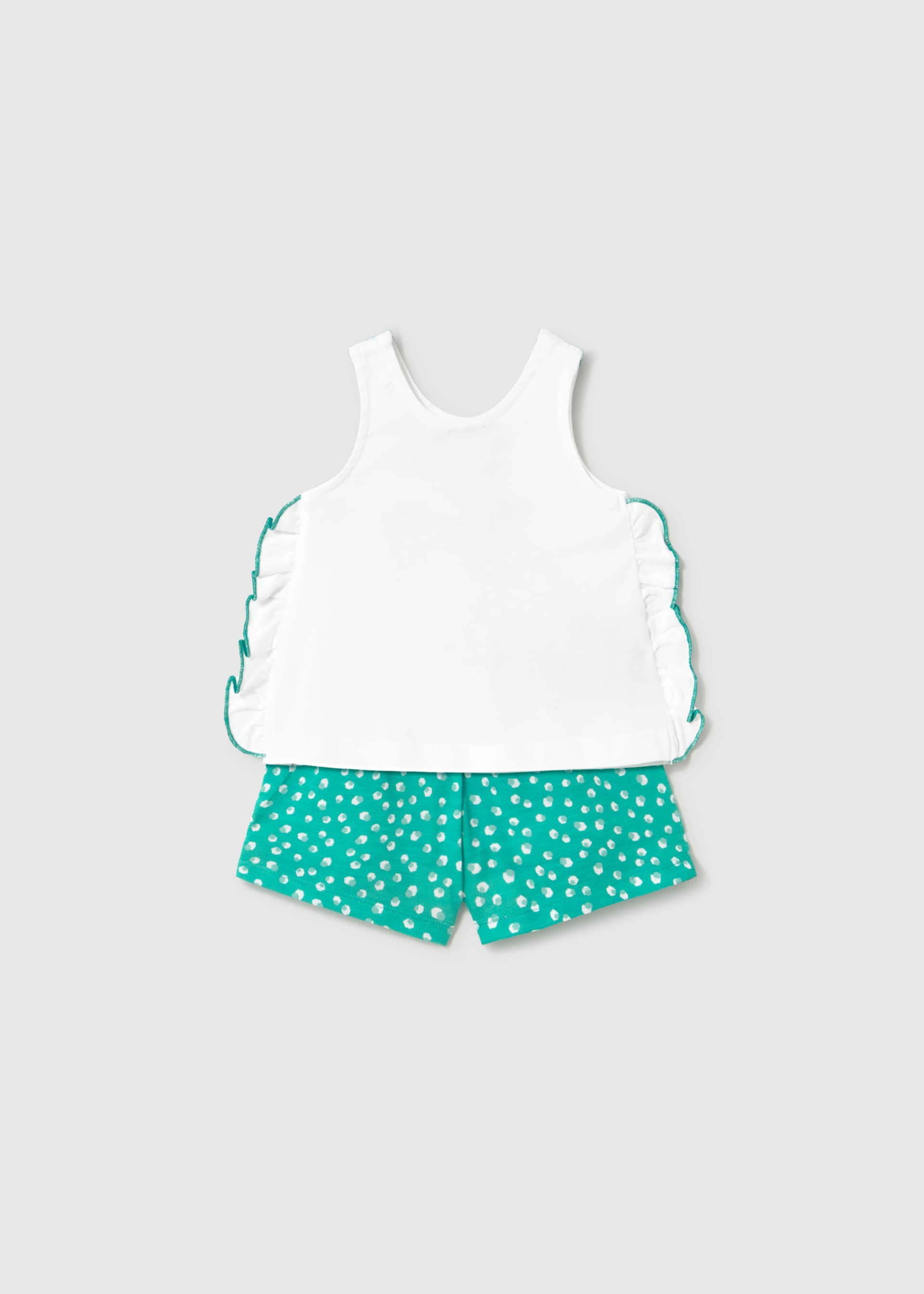 Baby Printed Shorts and T-Shirt 2-Piece Set