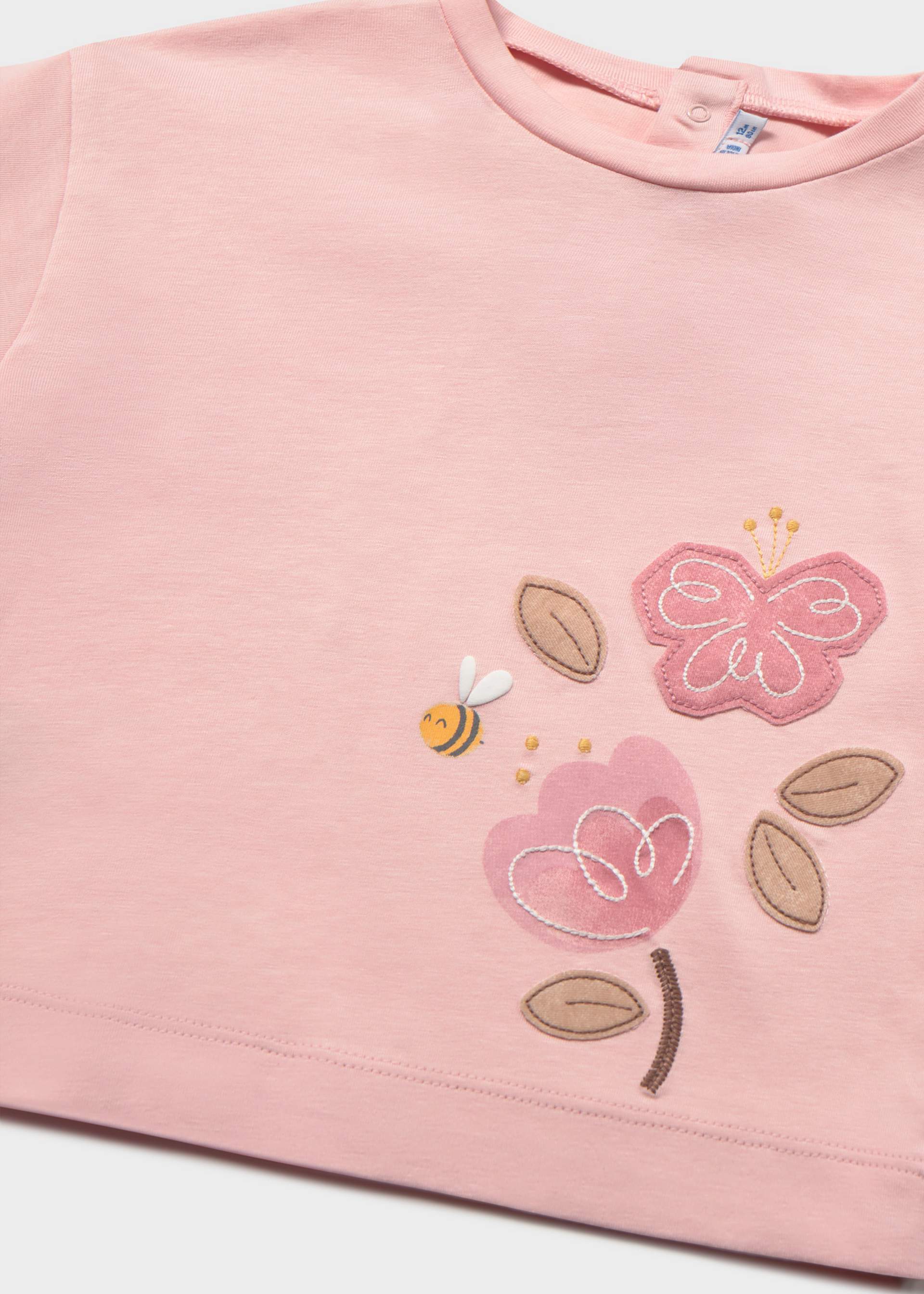 Camiseta de manga larga bebé