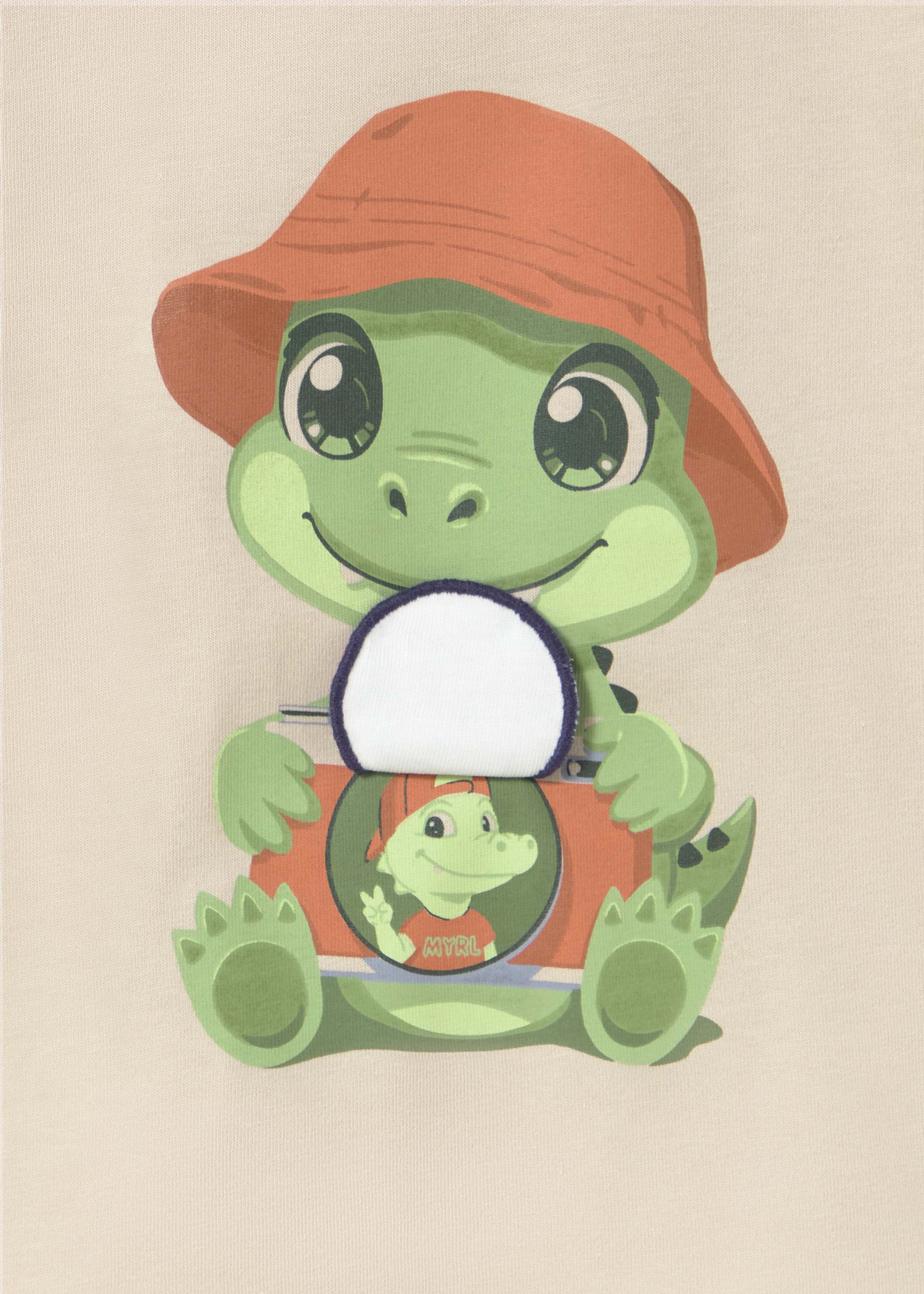 Playera interactiva cámara bebé