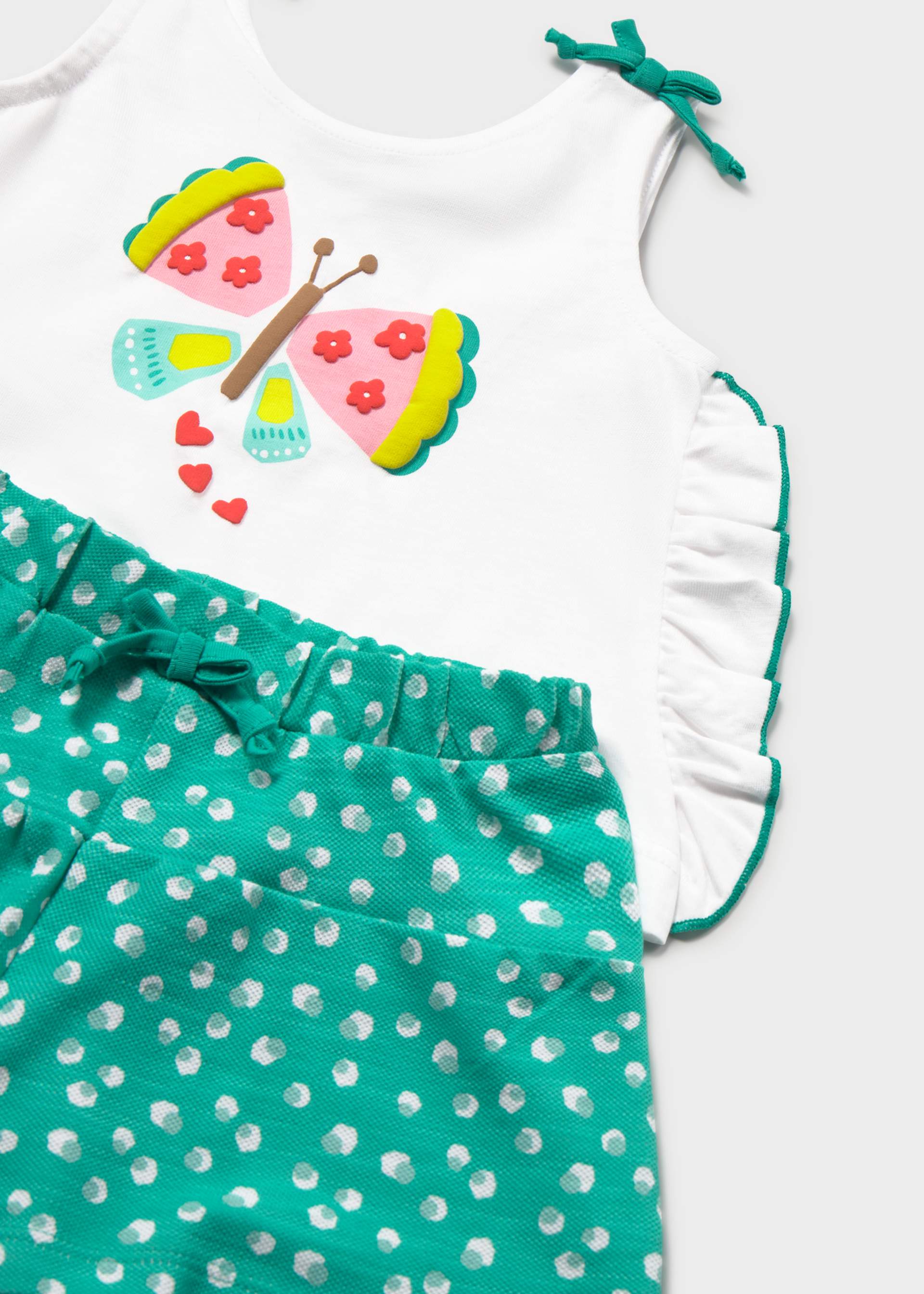 Baby Printed Shorts and T-Shirt 2-Piece Set
