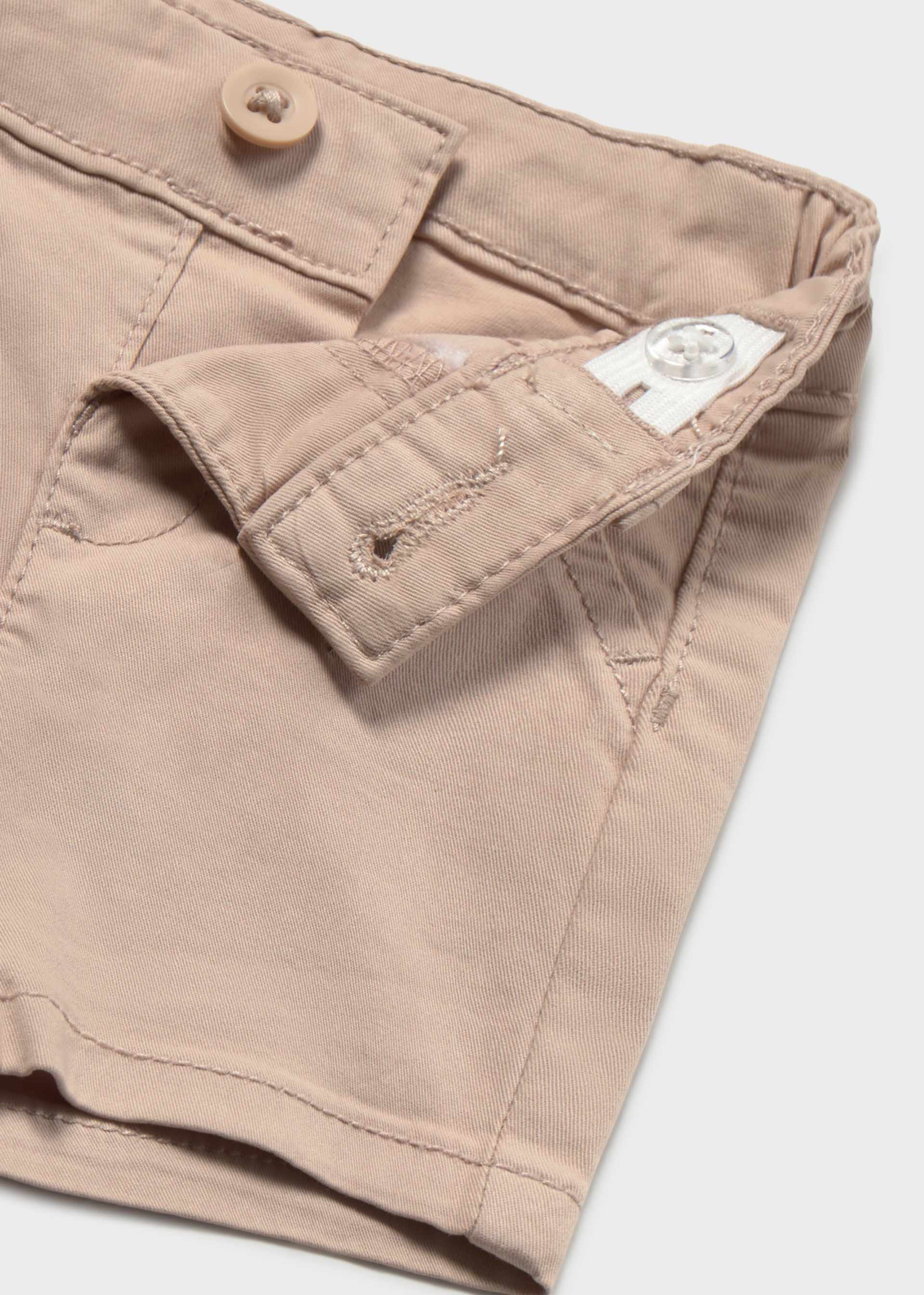 Newborn Boy Twill Shorts