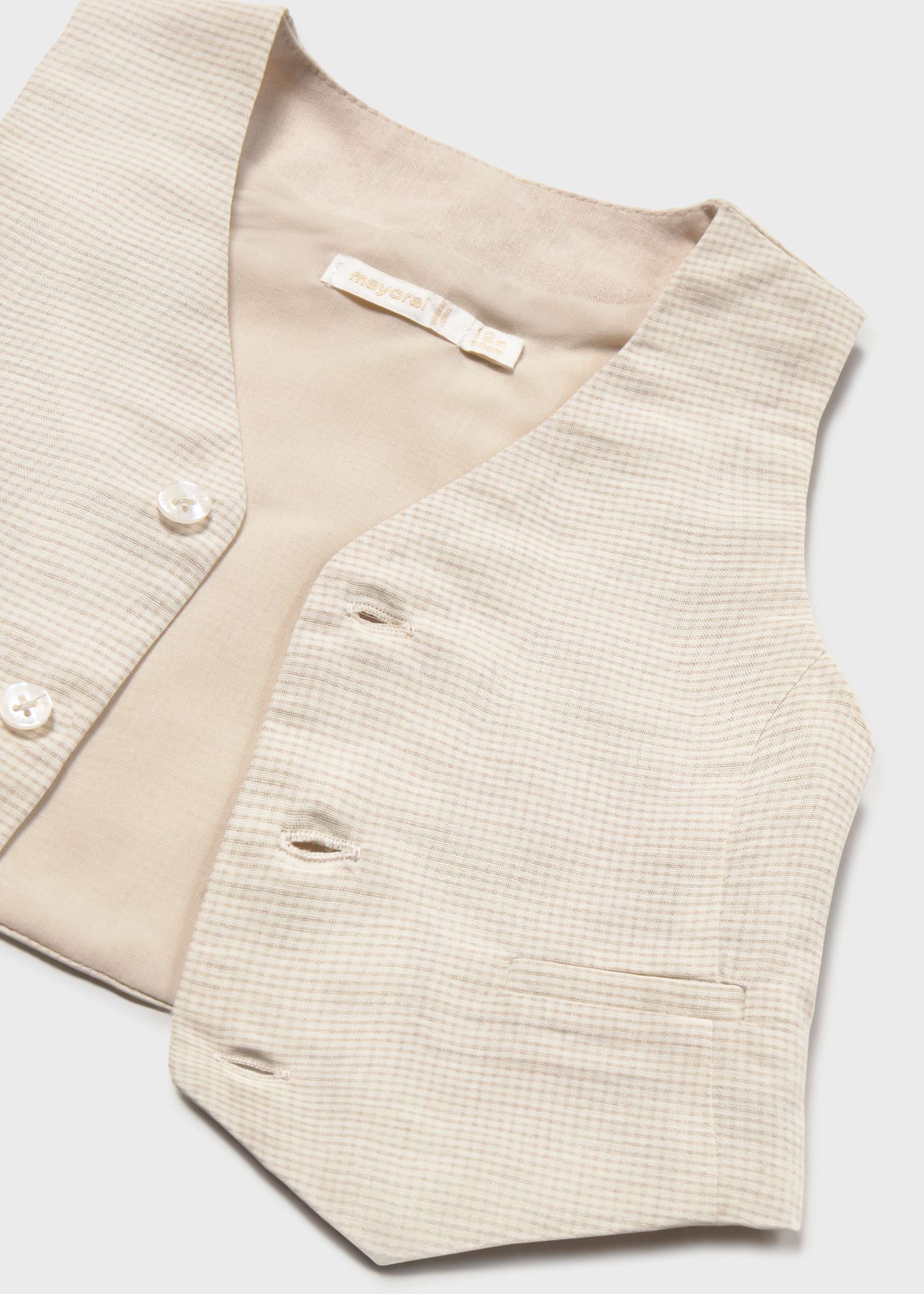 Gilet avec lin bébé