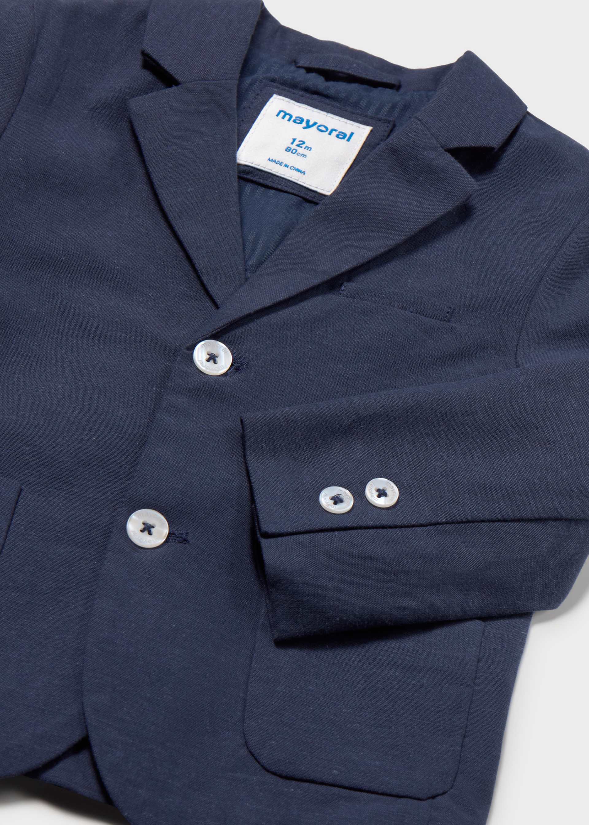 Veste avec lin bébé