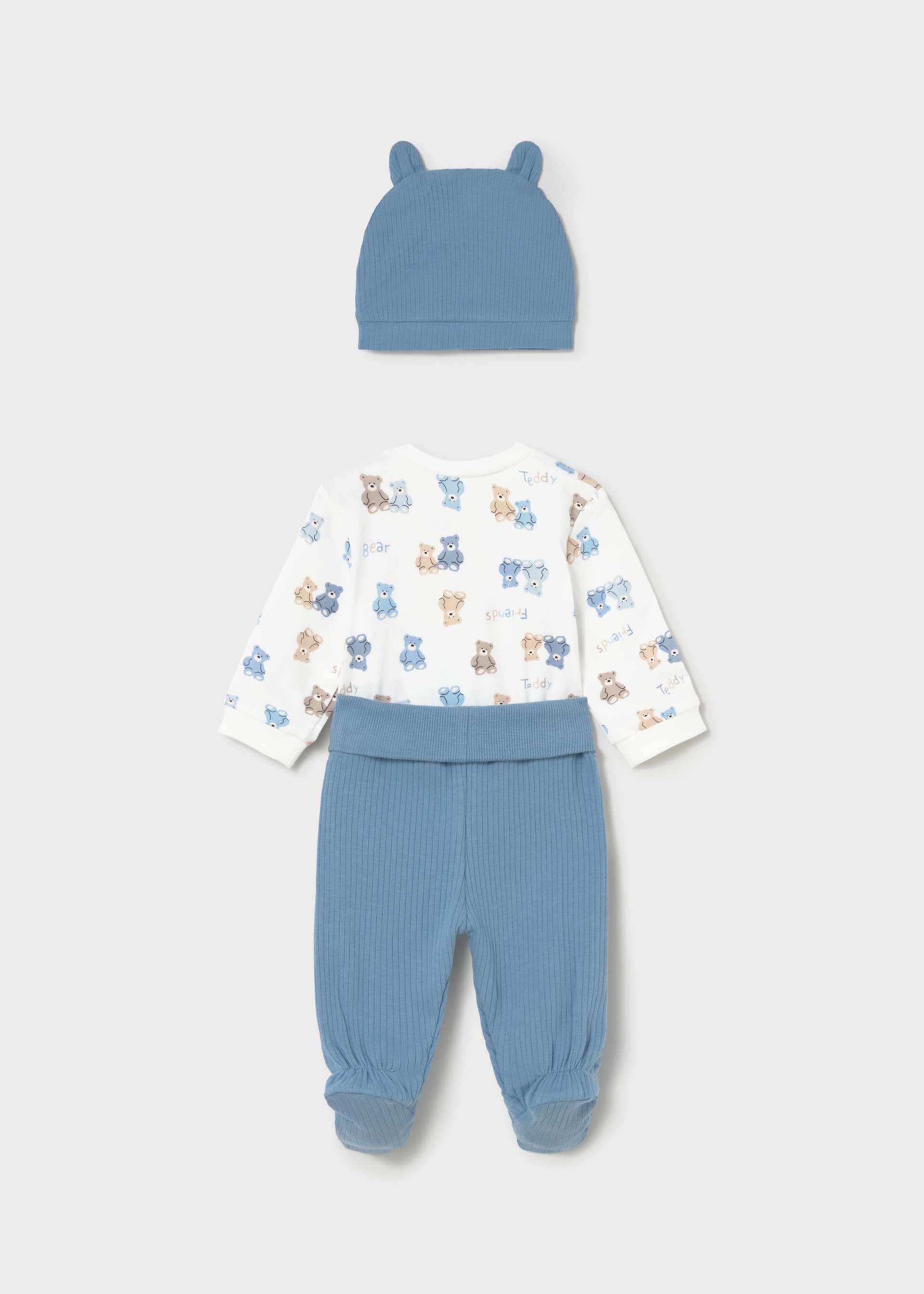 Conjunto 3 piezas pantalón recién nacido