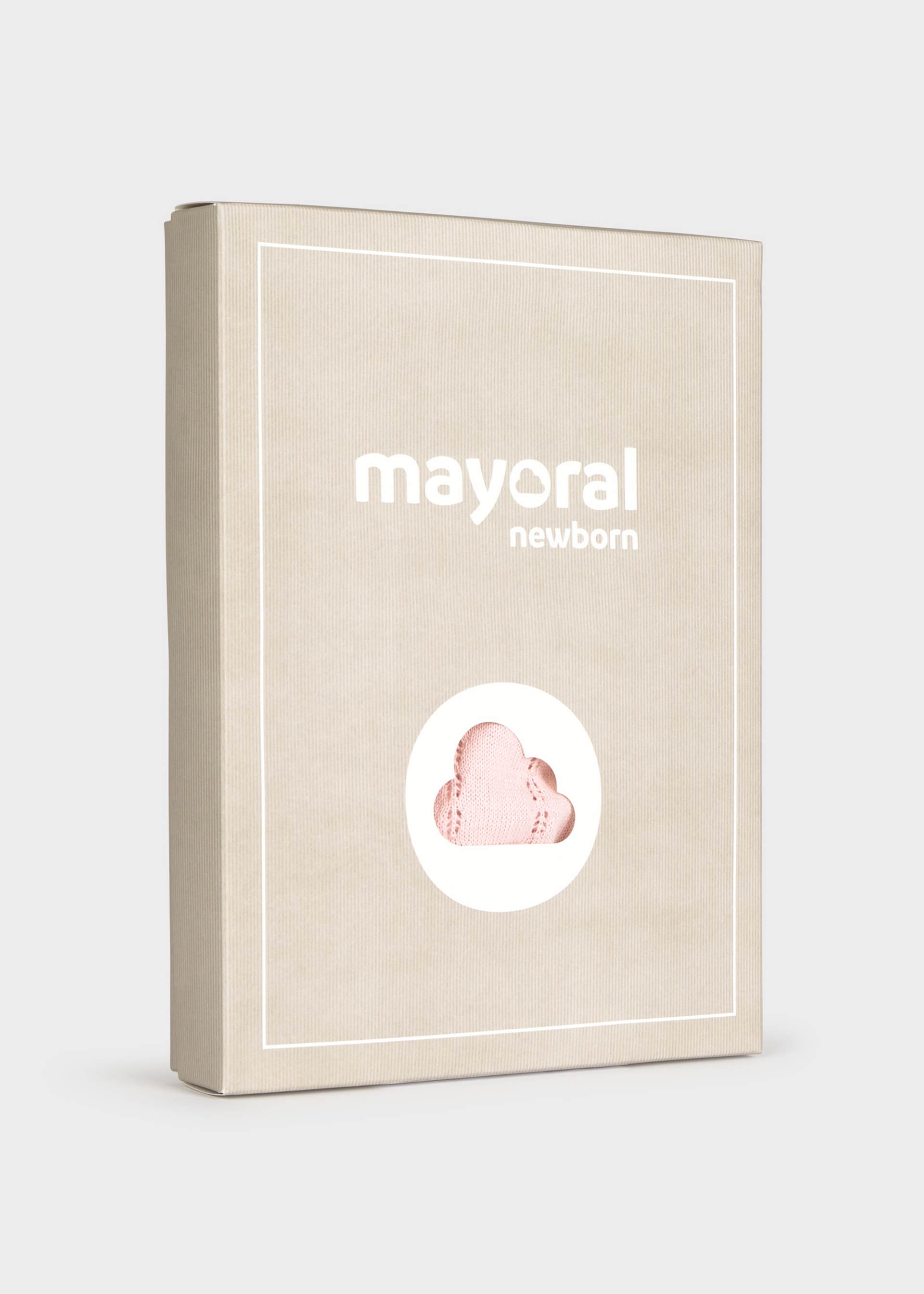 Komplet ogrodniczki trykotowe i bluzka dla noworodka