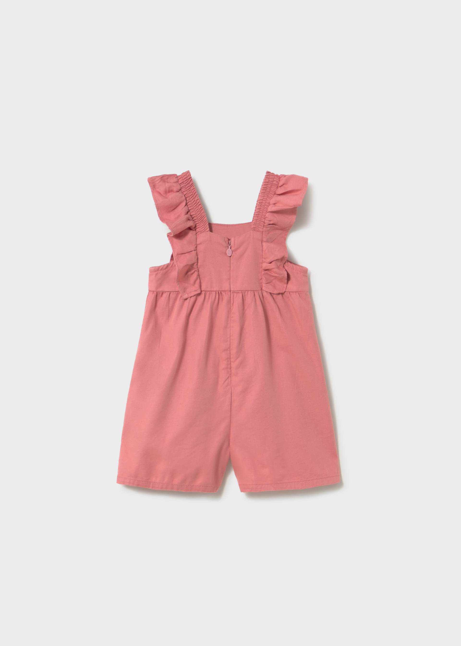 Salopette à volants bébé