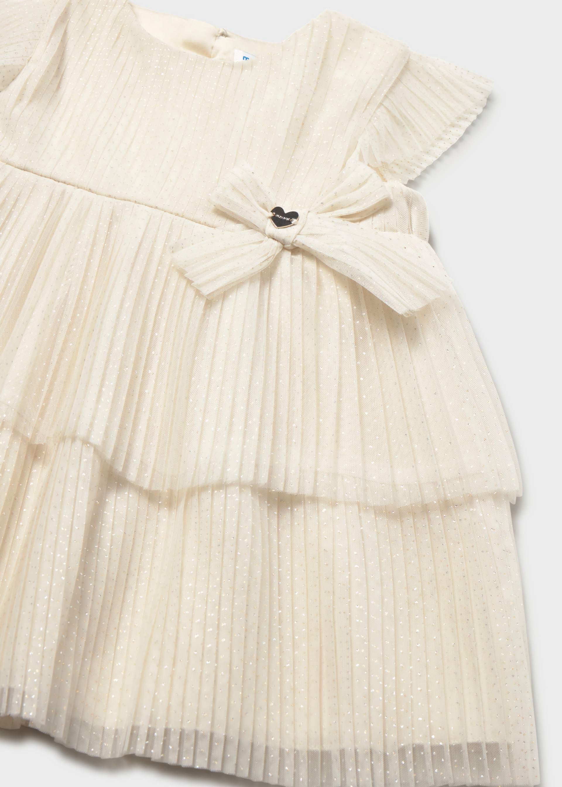Baby pleated tulle dress