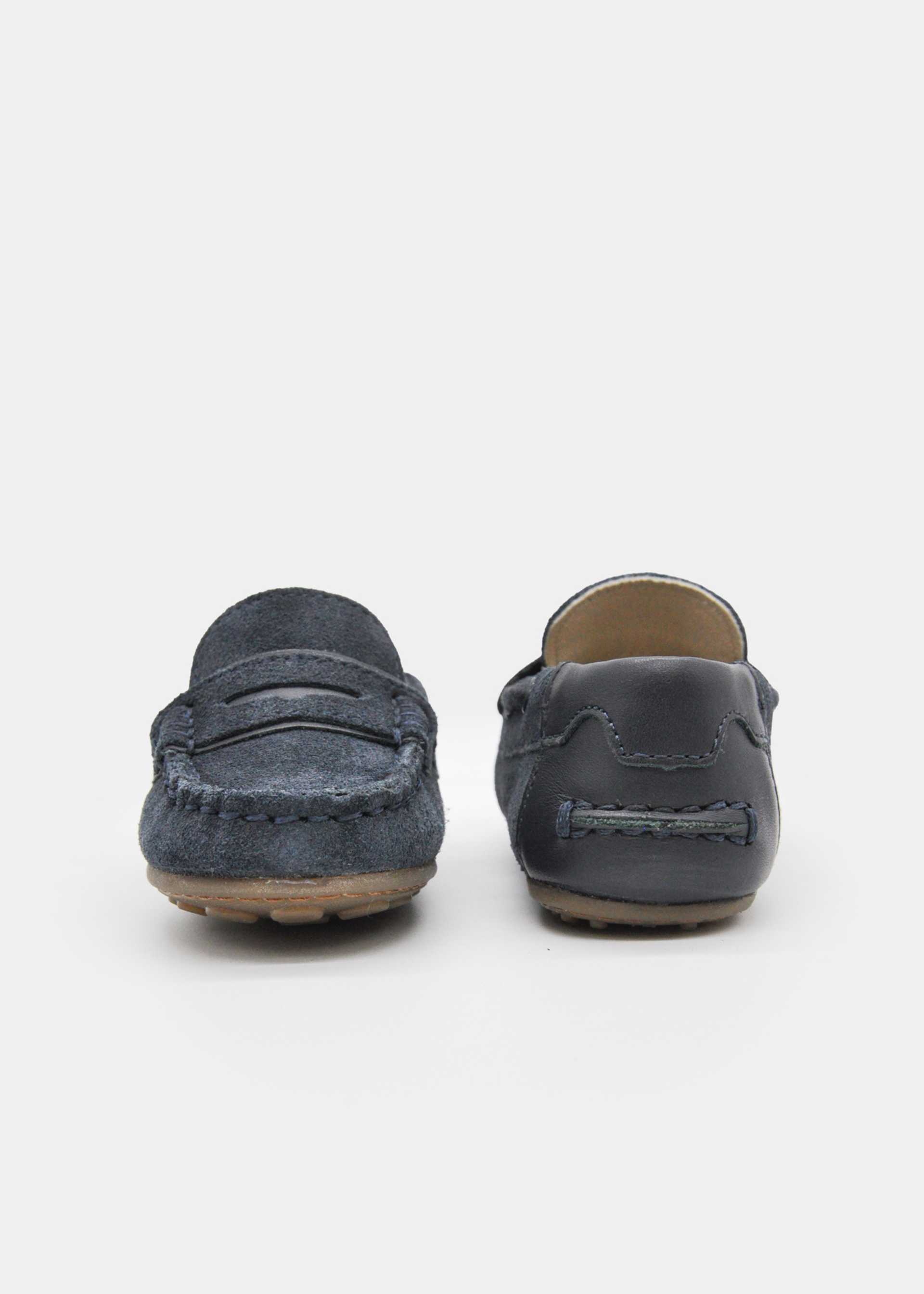 Mocassins en cuir suédé bébé