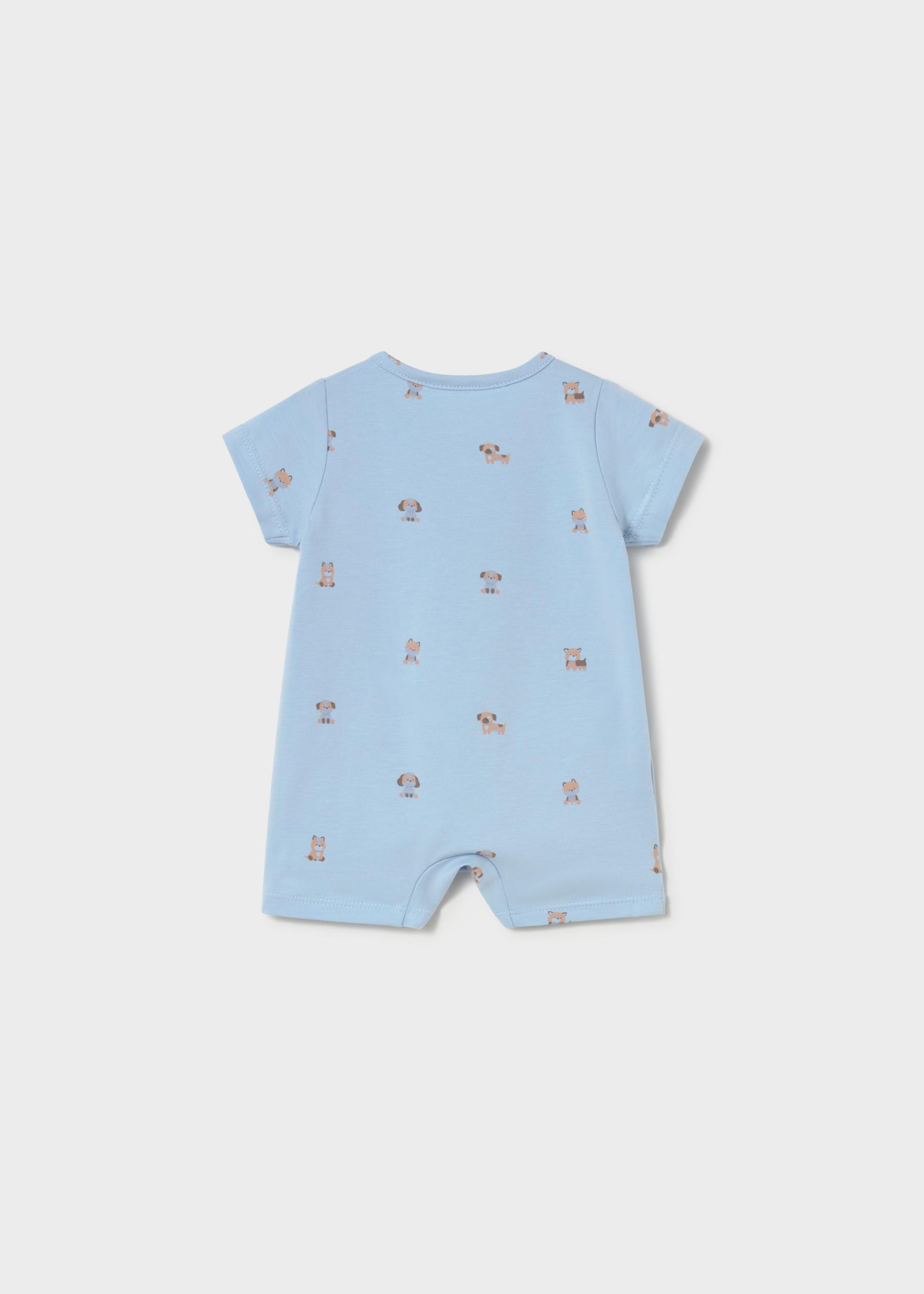 Newborn Boy Printed Romper