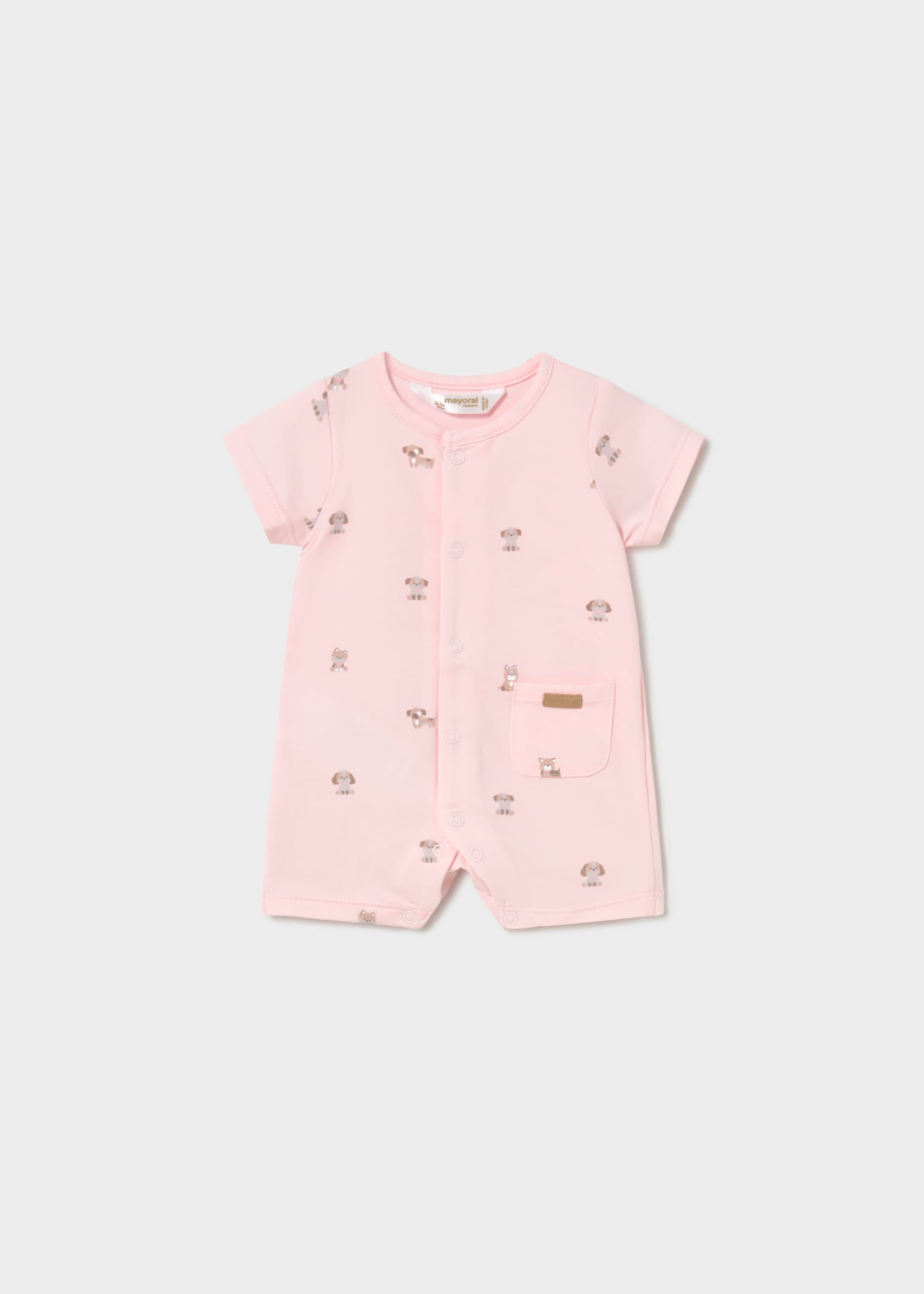 Peto estampado recién nacido