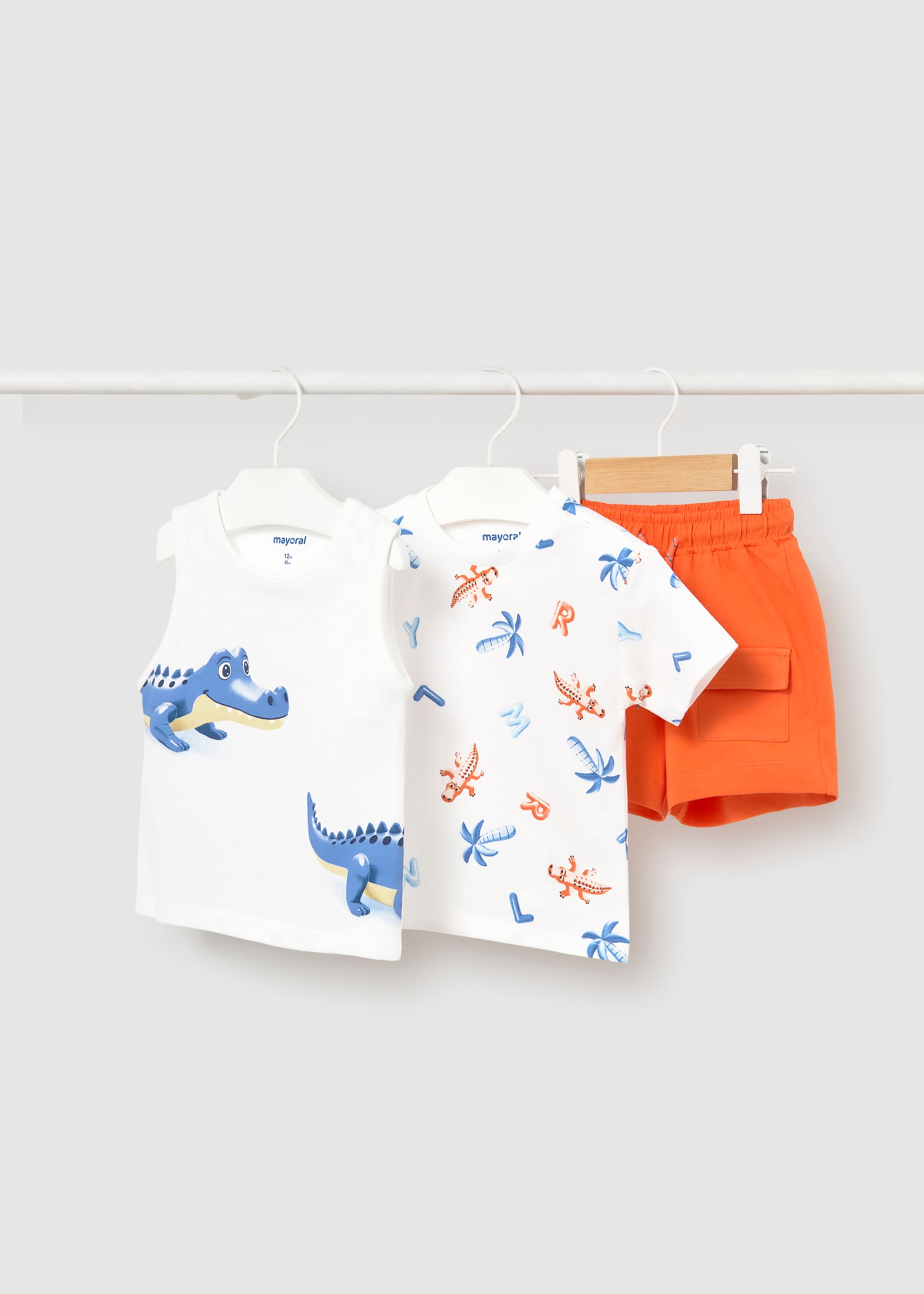 Ensemble 3 pièces imprimé bébé