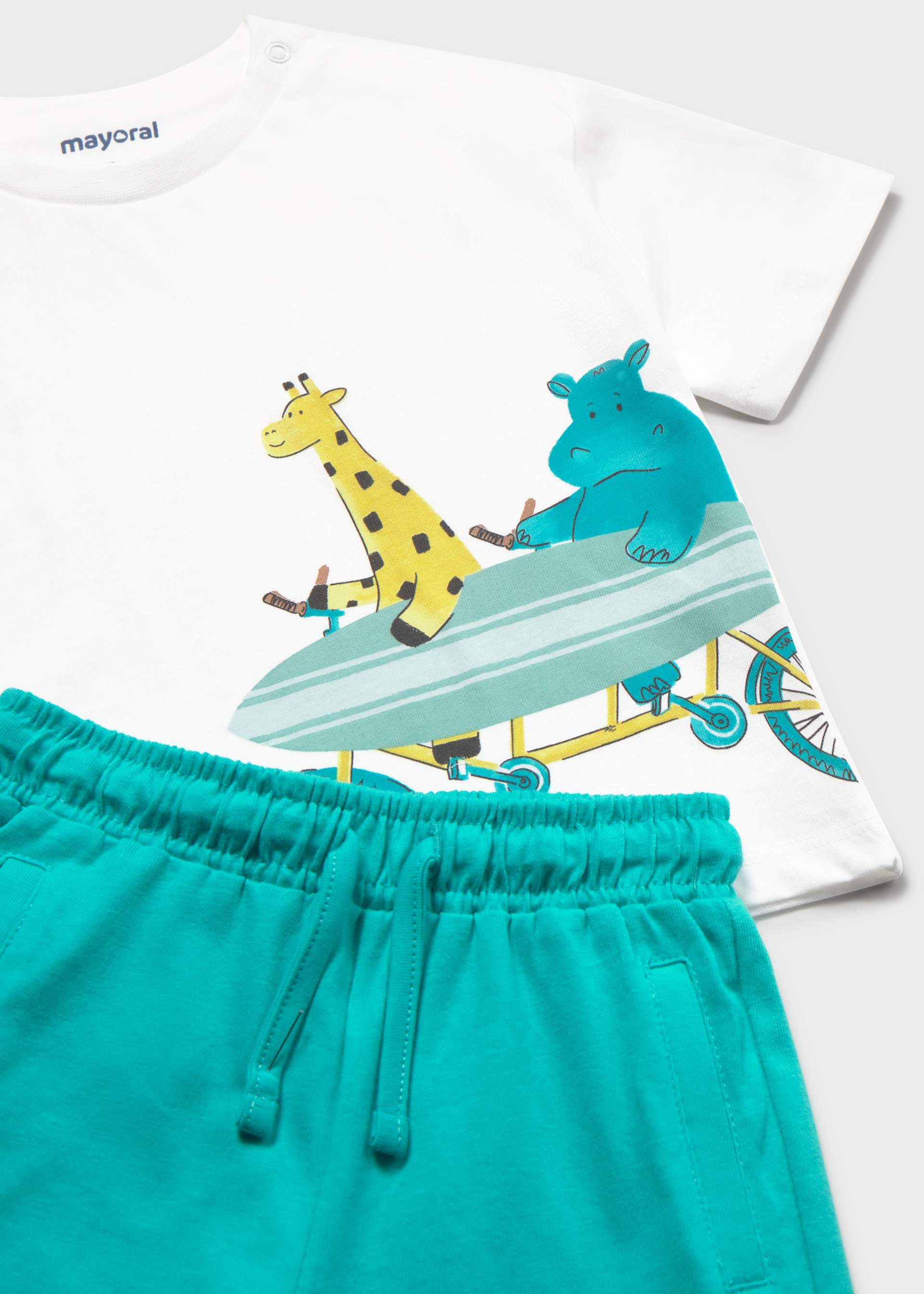 Baby Knit Shorts and T-Shirt 2-Piece Set