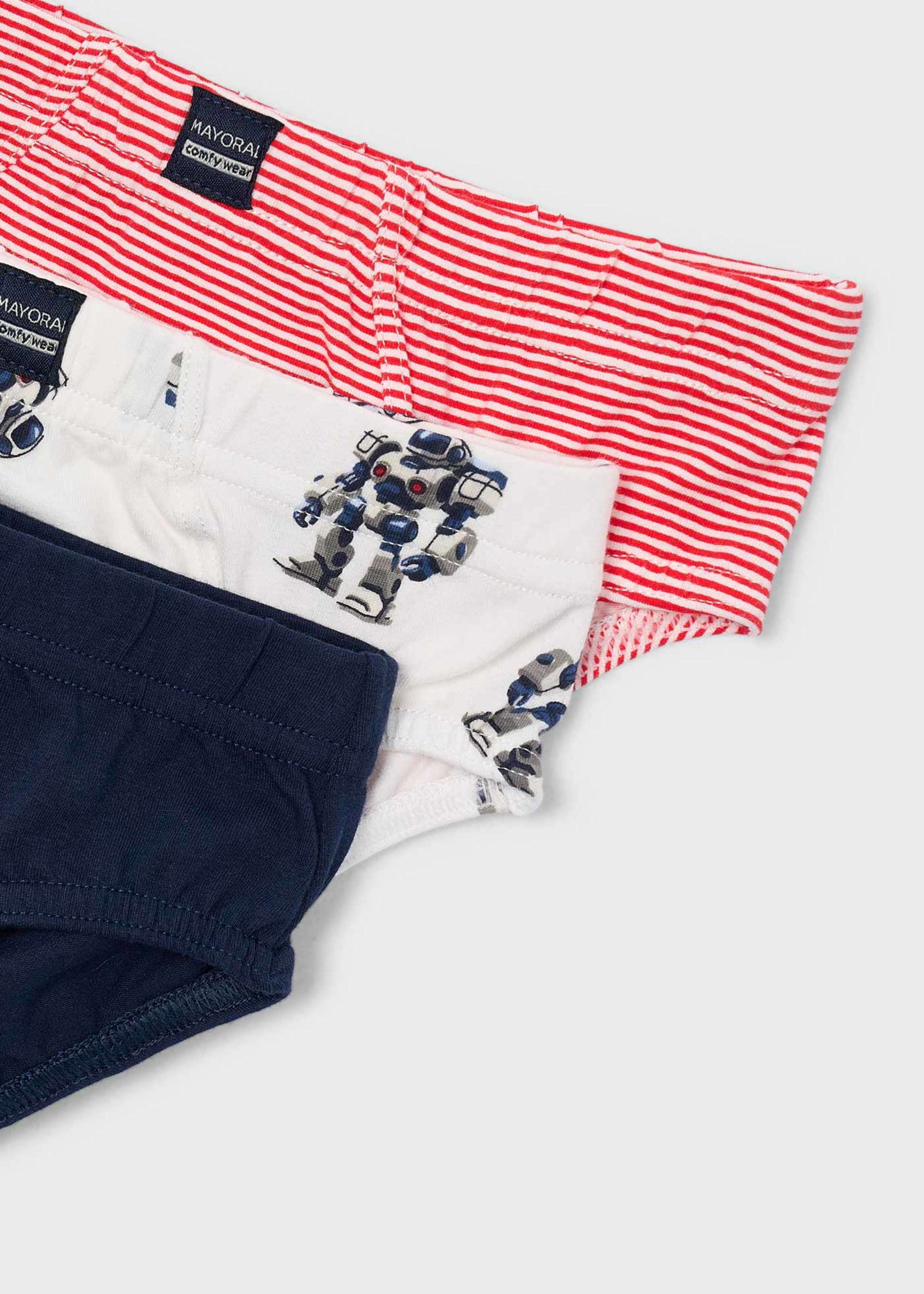 Set of 3 boys' briefs