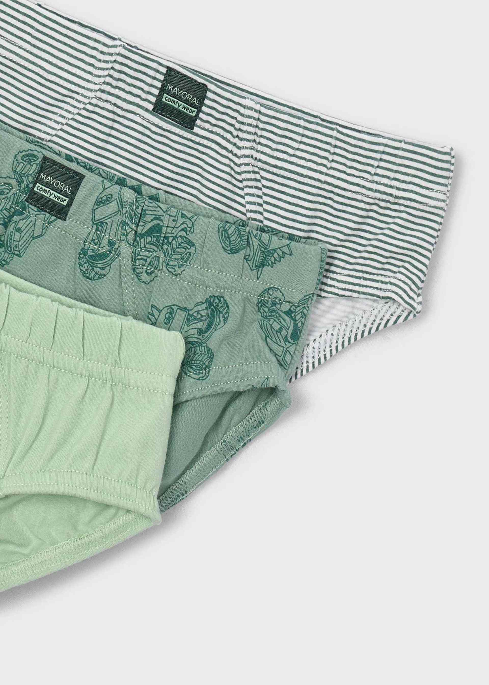 Set of 3 boys' briefs