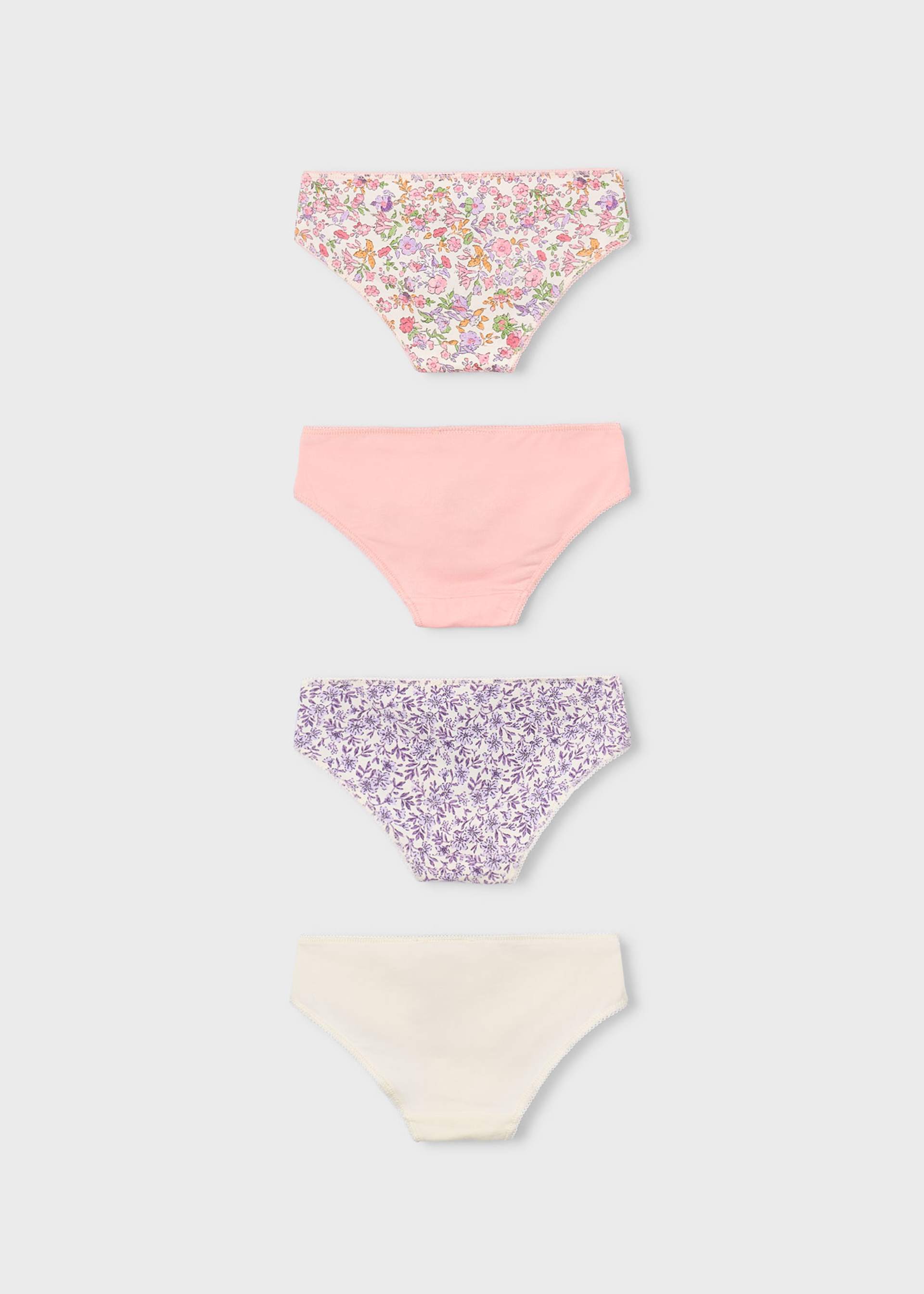 Set of 4 girls' knickers
