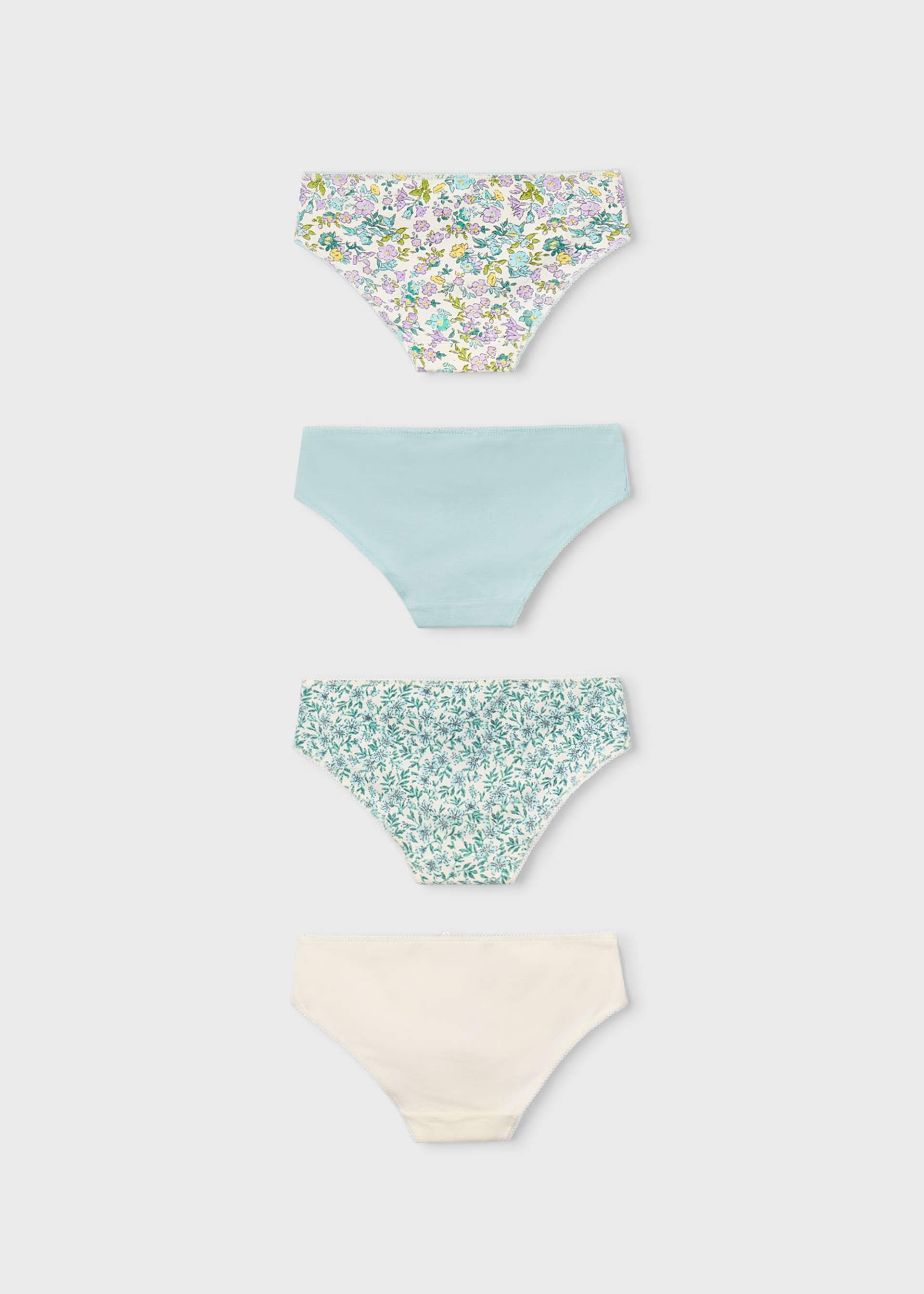 Set of 4 girls' knickers