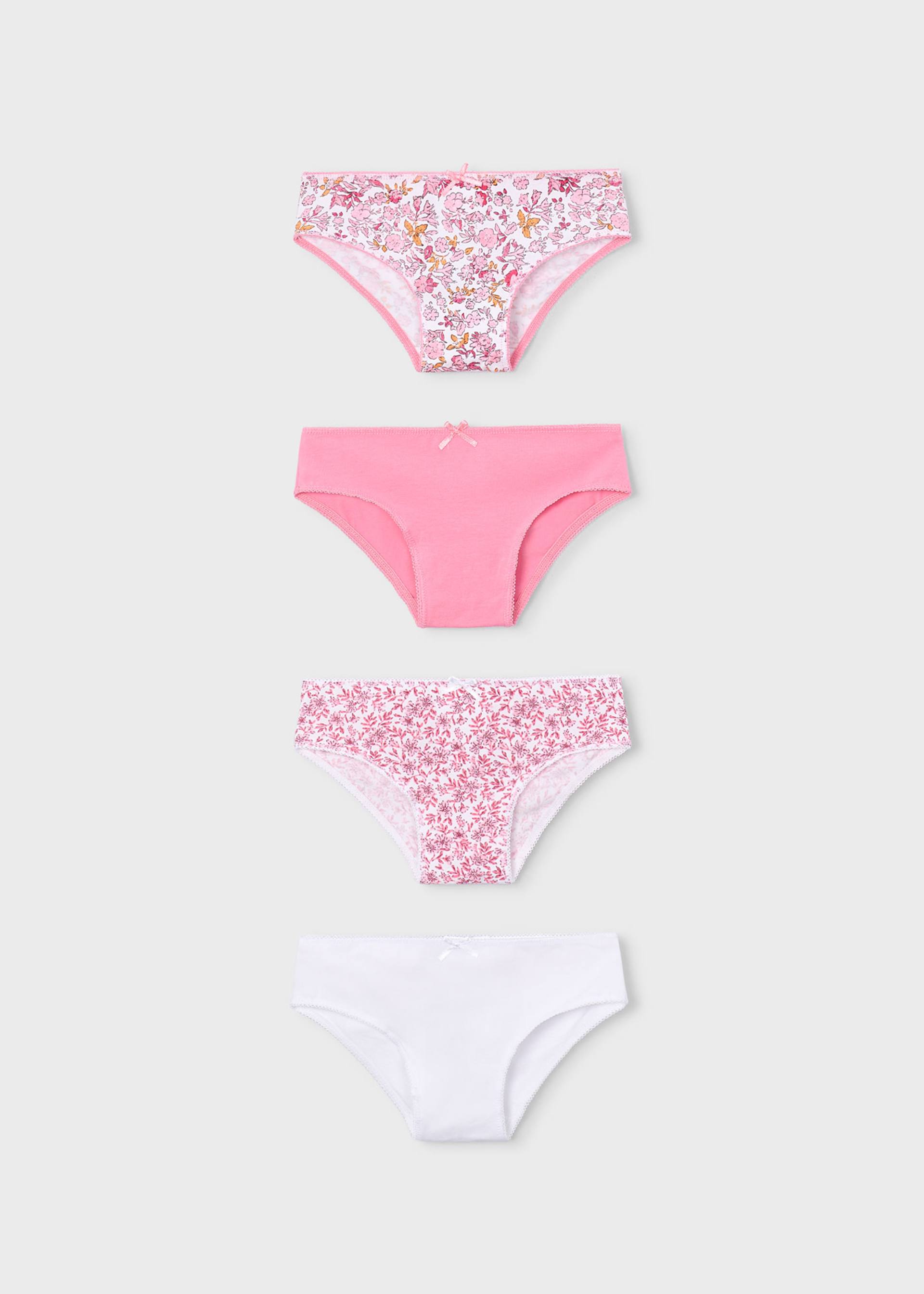Set 4 mutandine bambina