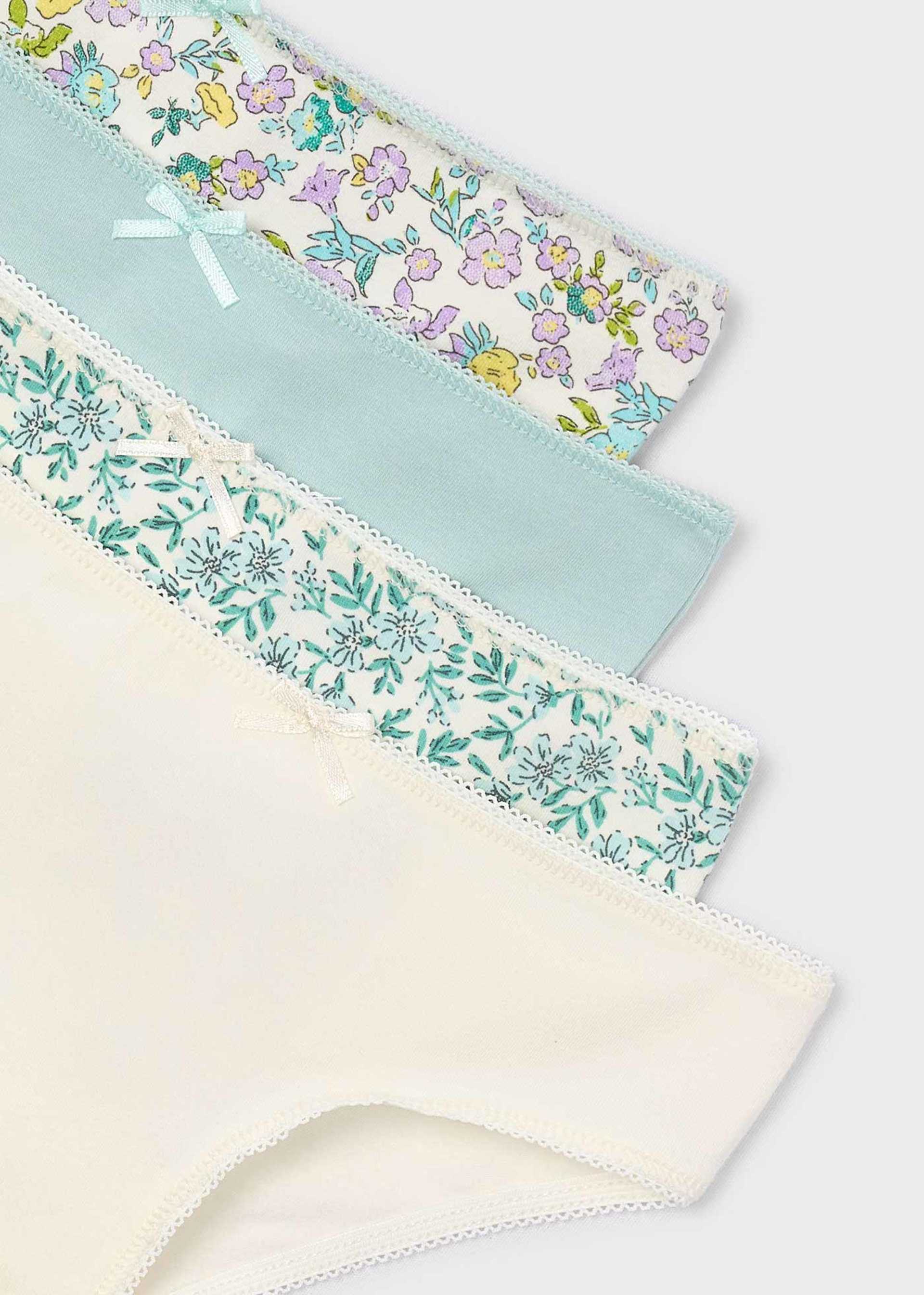 Set of 4 girls' knickers