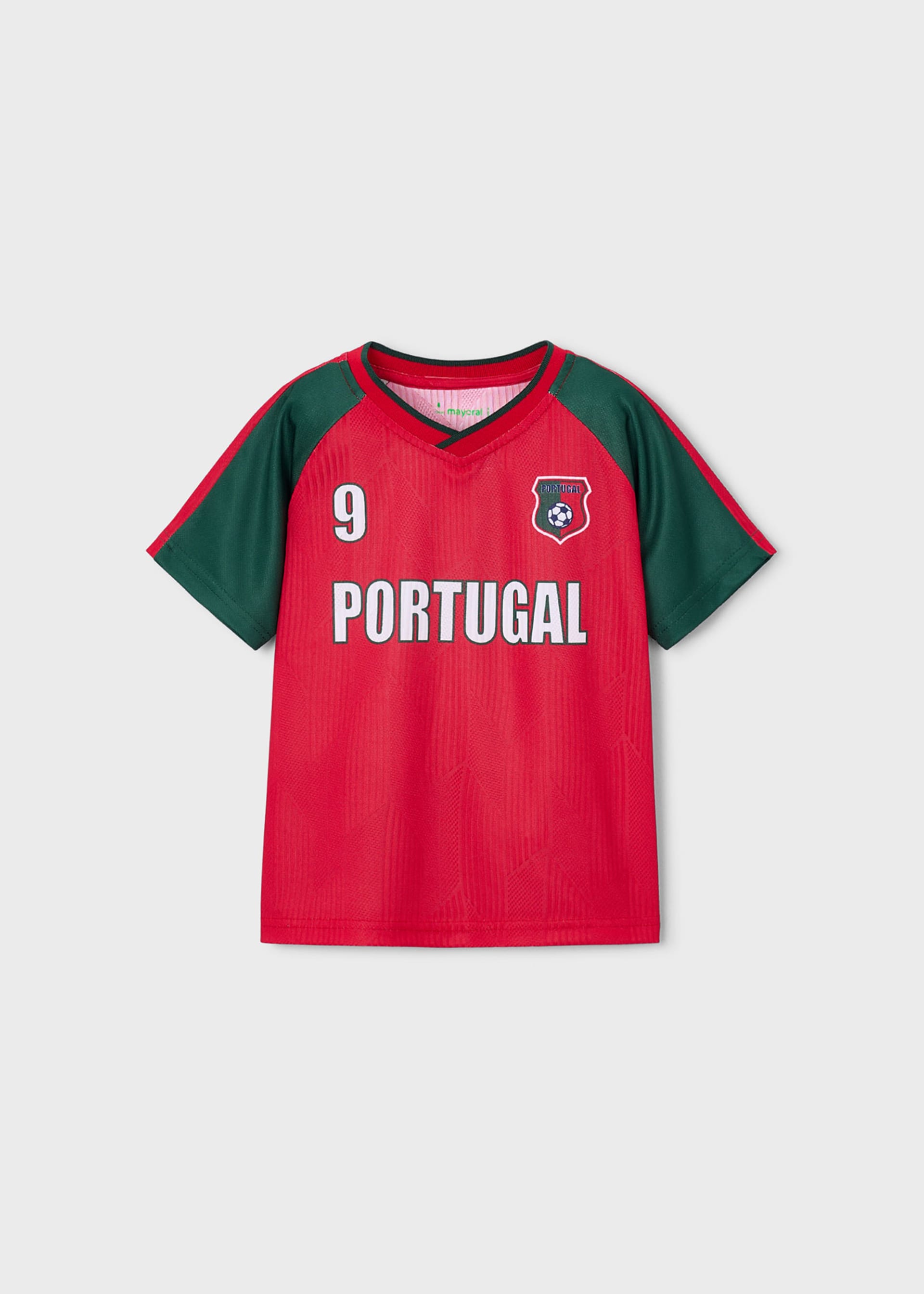 Playera Portugal fútbol niño