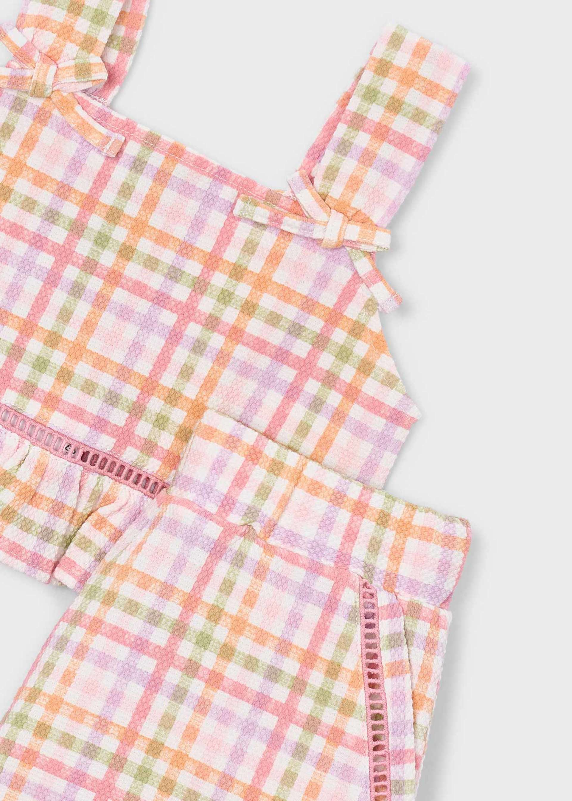 Conjunto pantalón corto y top niña