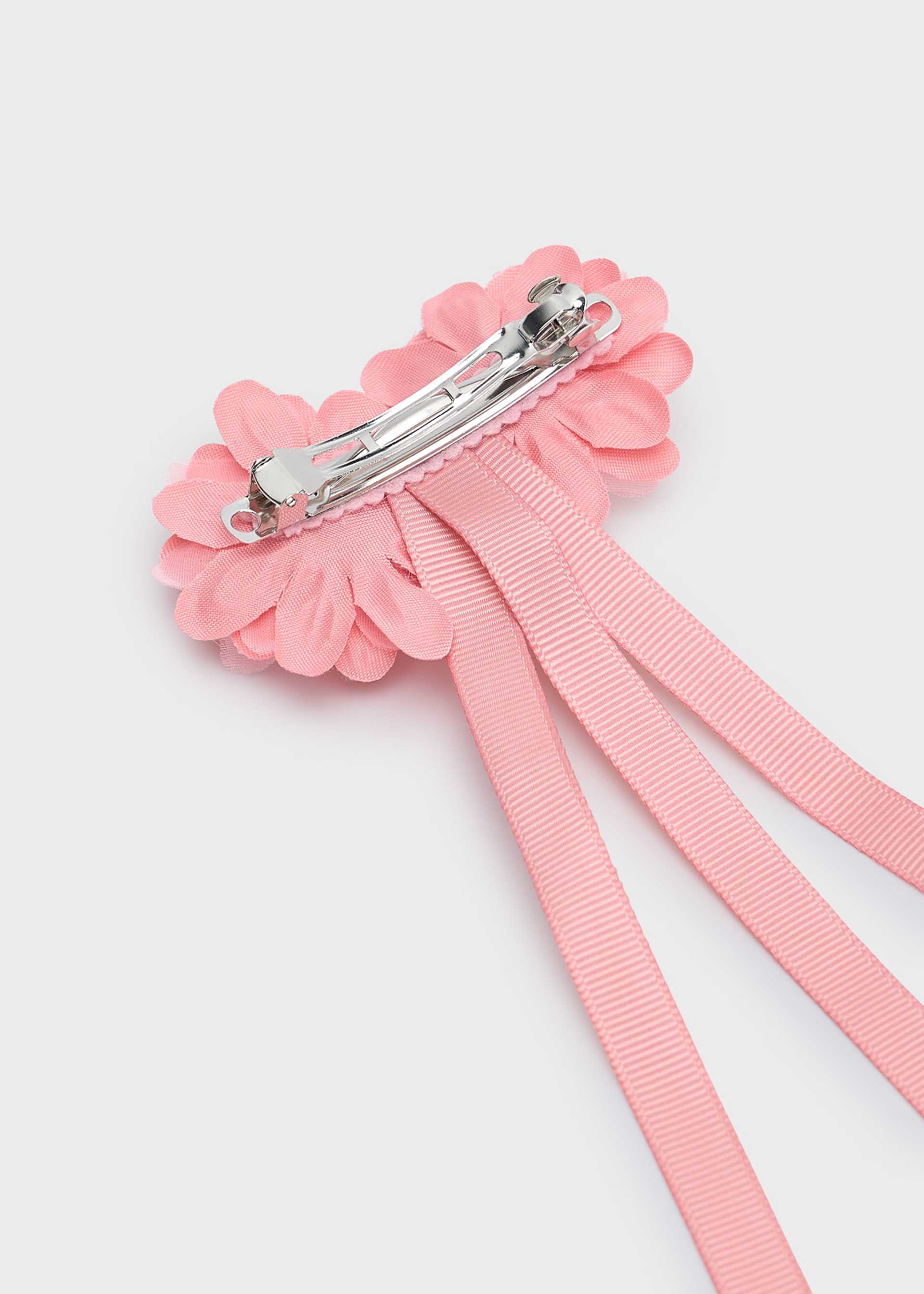 Barrette fleurs fille