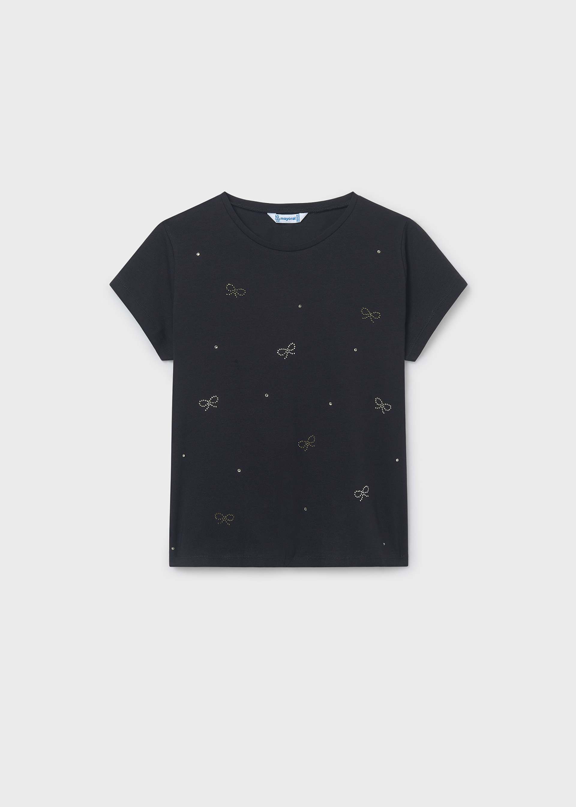 T-shirt laços básica rapariga