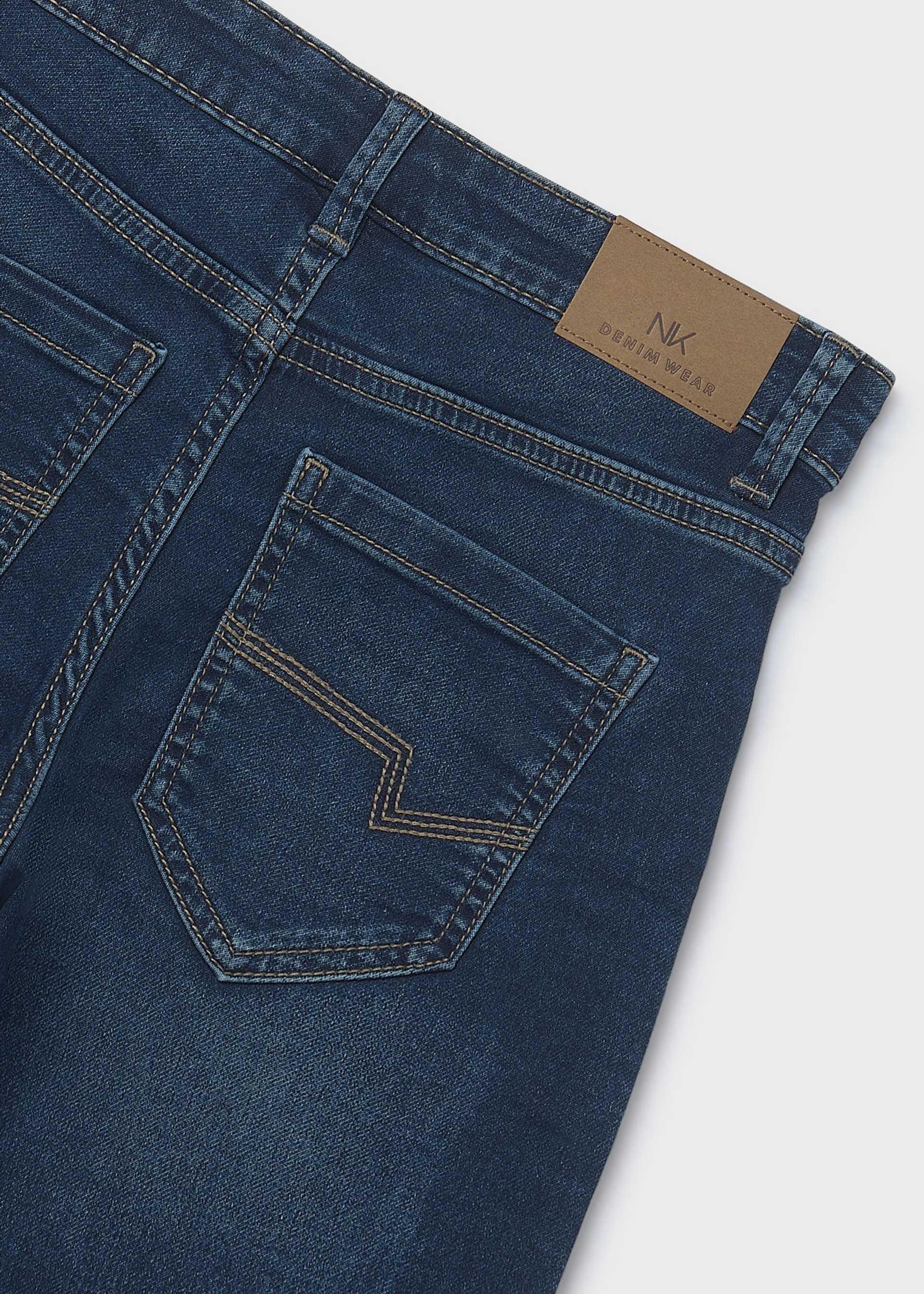 Boys' denim Bermuda shorts